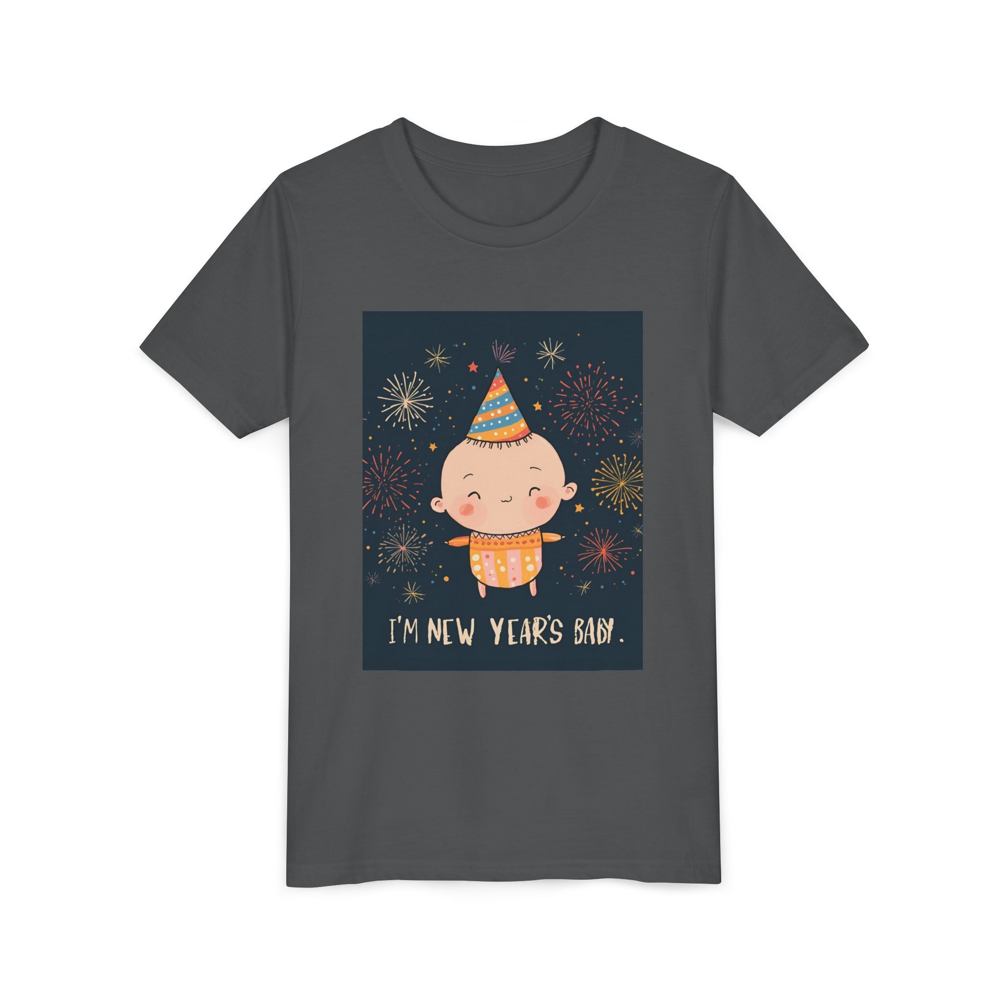 I Am A New Years Baby Youth Short Sleeve Tee