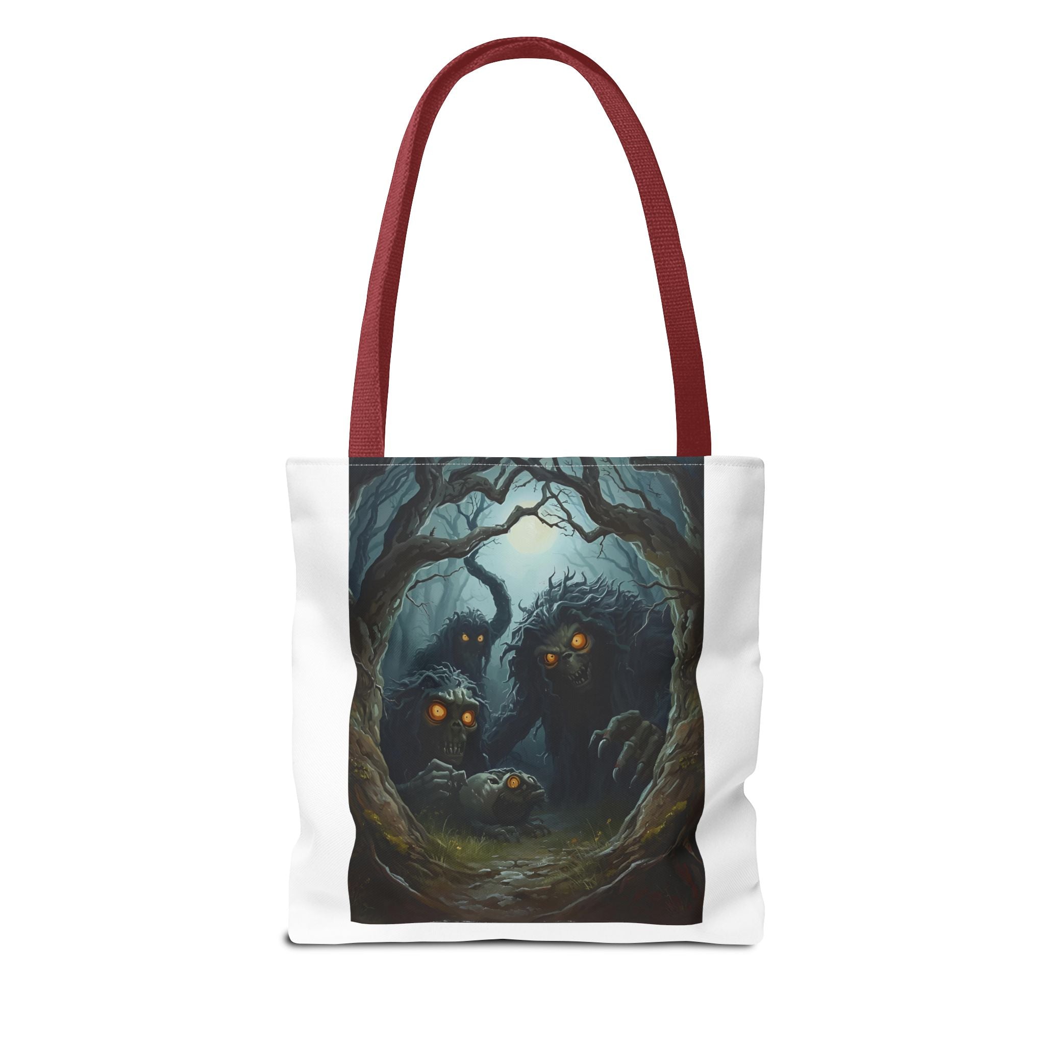 Spooky Forest Creatures Tote Bag (AOP)