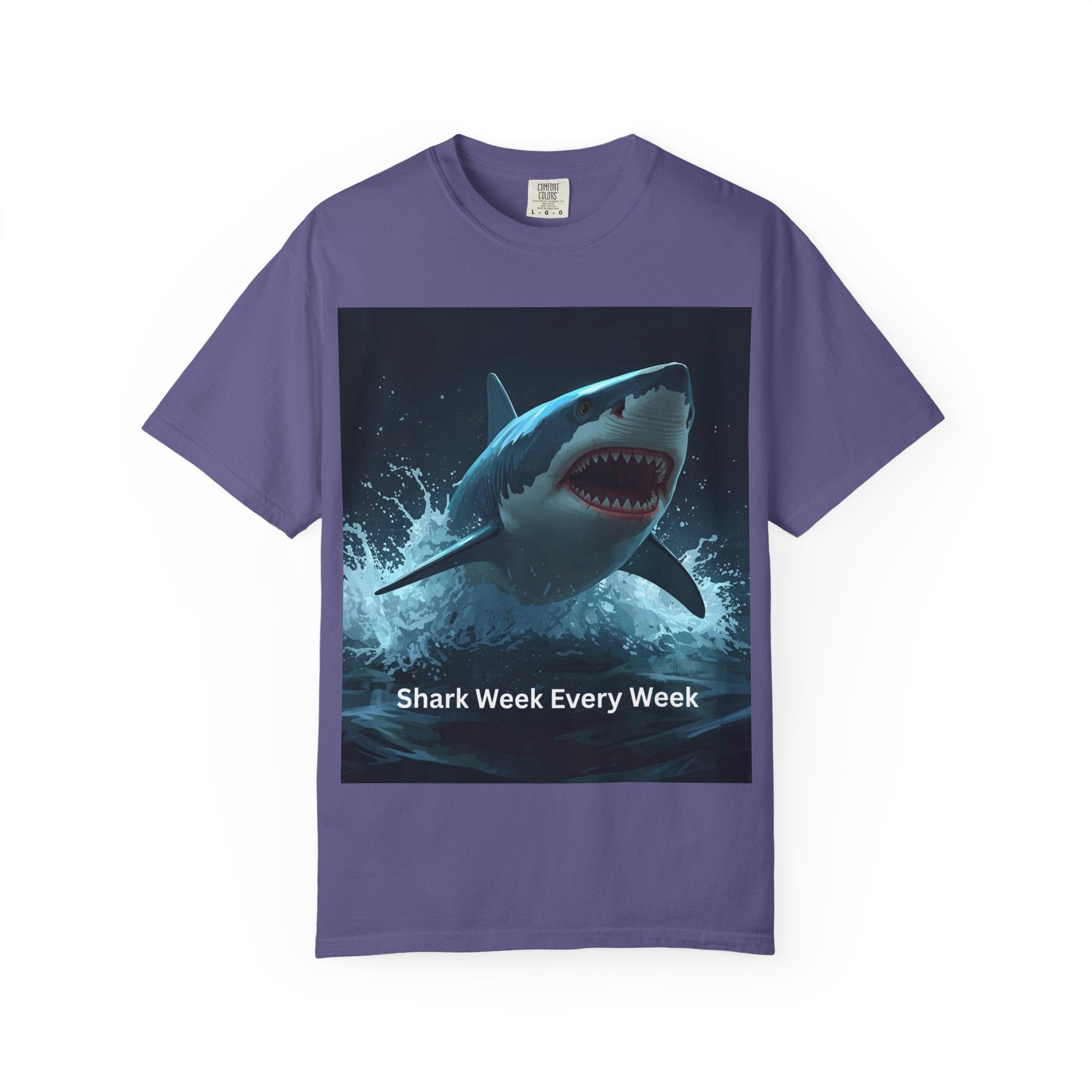 Shark Week Unisex T-Shirt | Fun Ocean Lover Tee, Summer Beachwear, Gift for Shark Fans, Party Outfit, Ocean Conservation Awareness