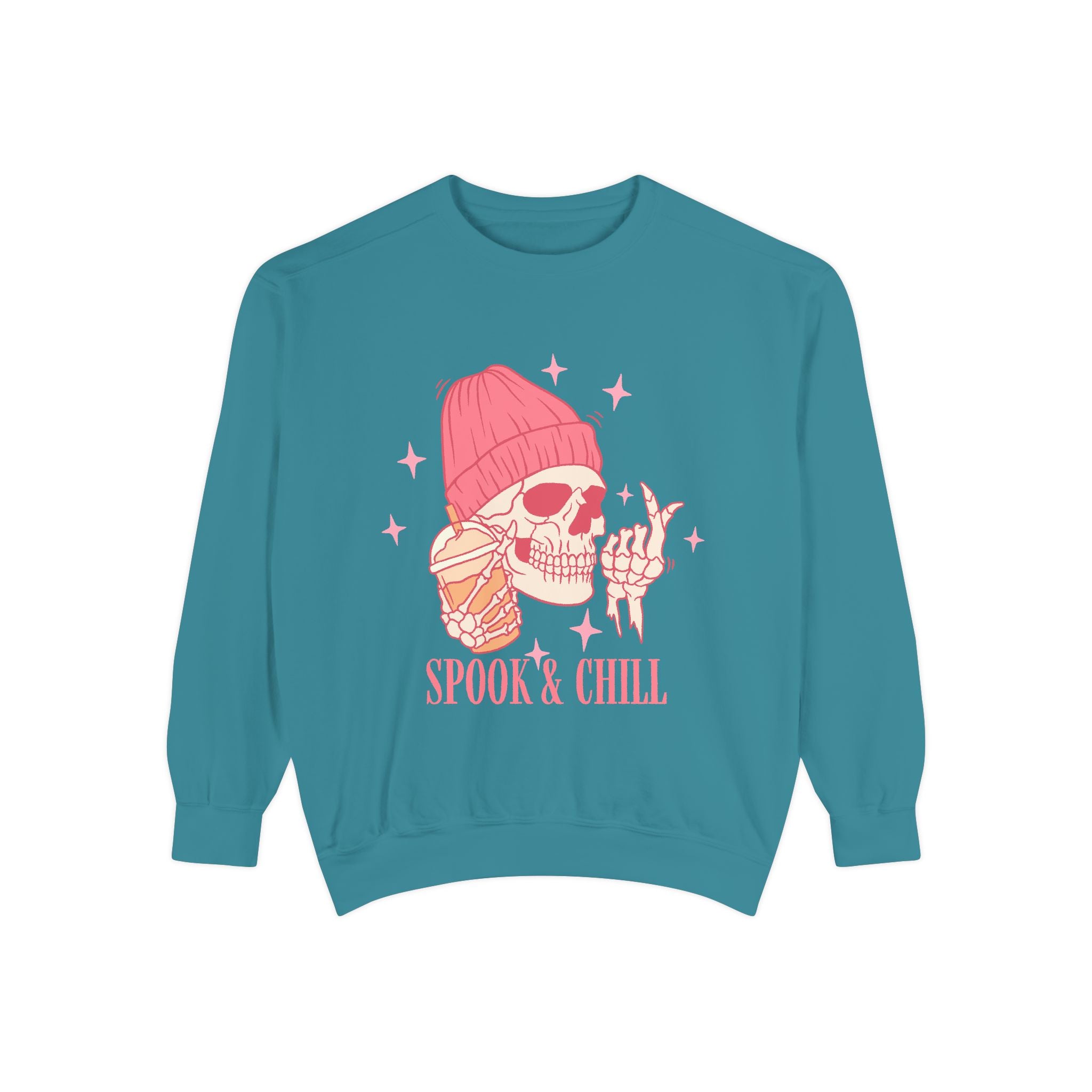 Spook & Chill Unisex Garment-Dyed Sweatshirt