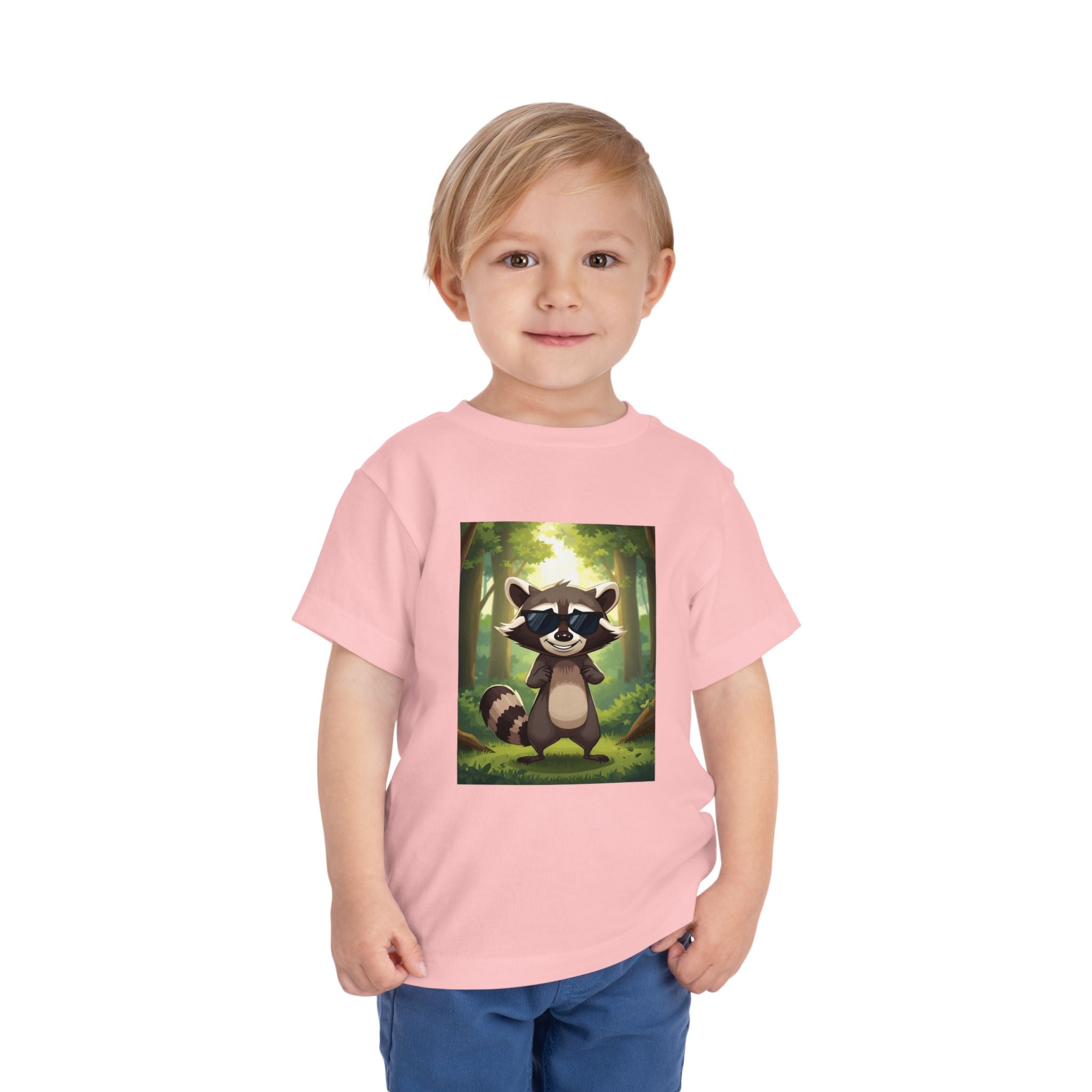 Raccoon Toddler Short Sleeve Tee
