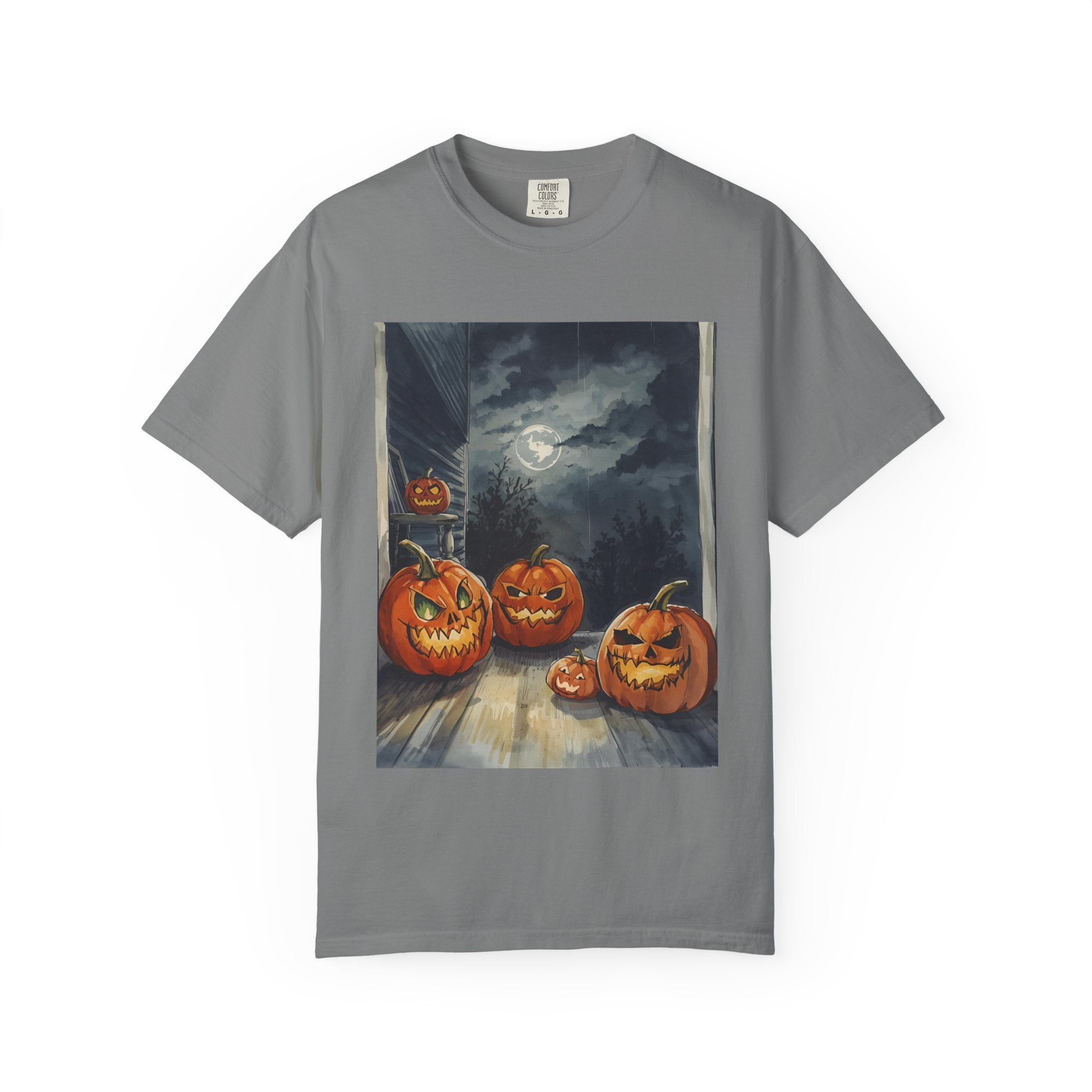 Halloween Pumpkin Scary T-shirt - Perfect for Fall Celebrations, Trick or Treat, Autumn Fashion, Costume Party, Spooky Vibes