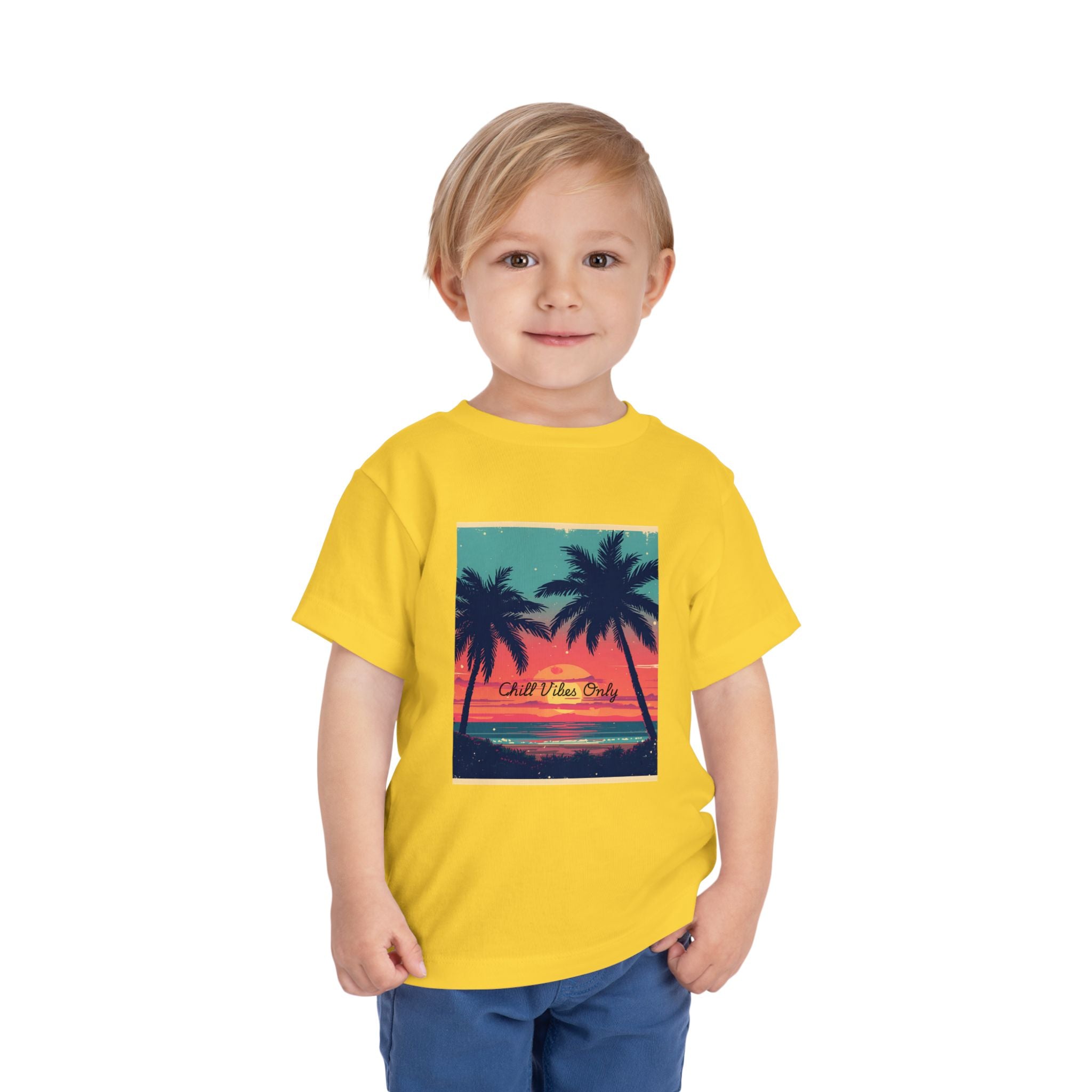 Tropical Sunset Toddler Short Sleeve Tee