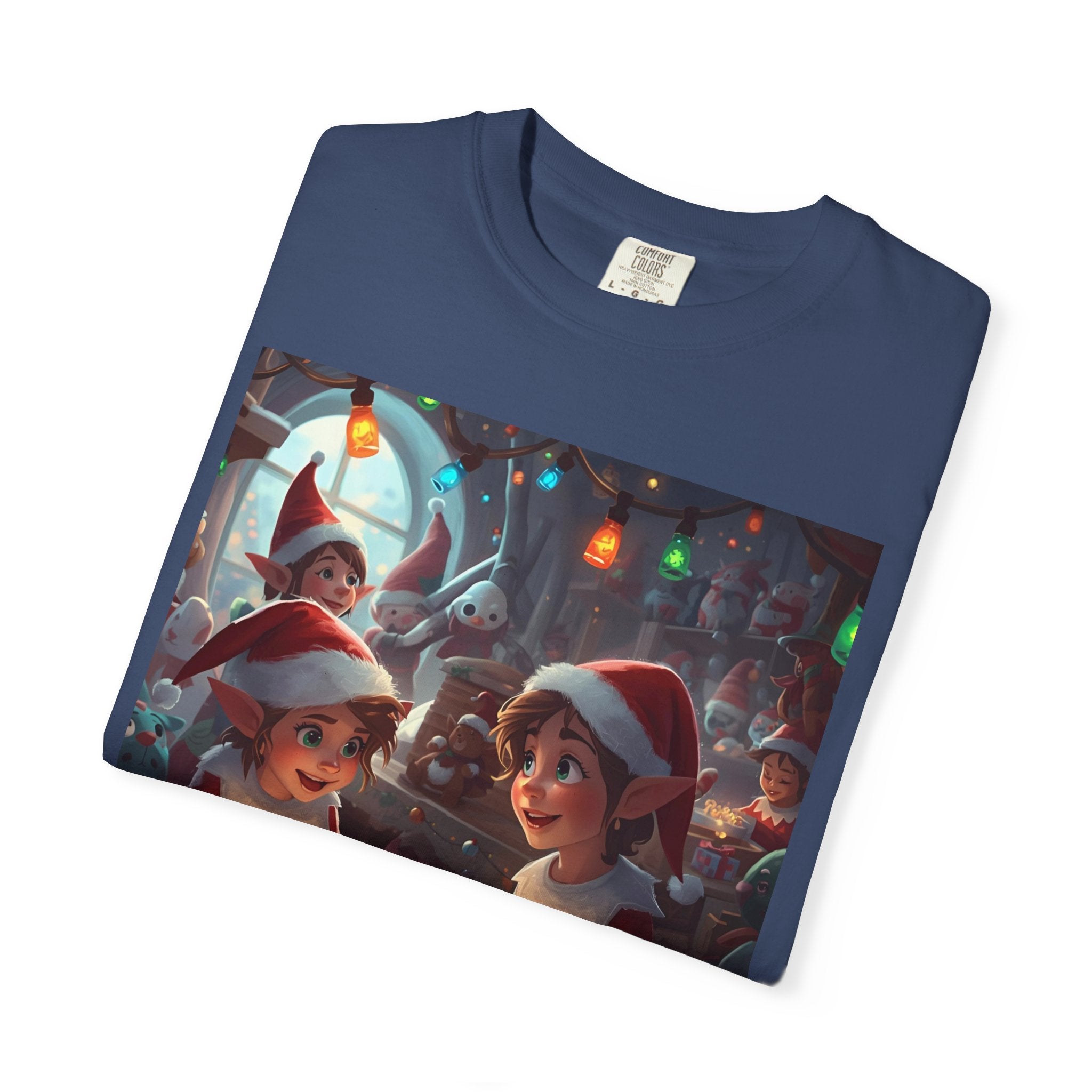 Christmas Elf T-shirt, Holiday Shirt, Unisex Tee, Festive Apparel, Gift for Her/Him, Family Matching Outfit