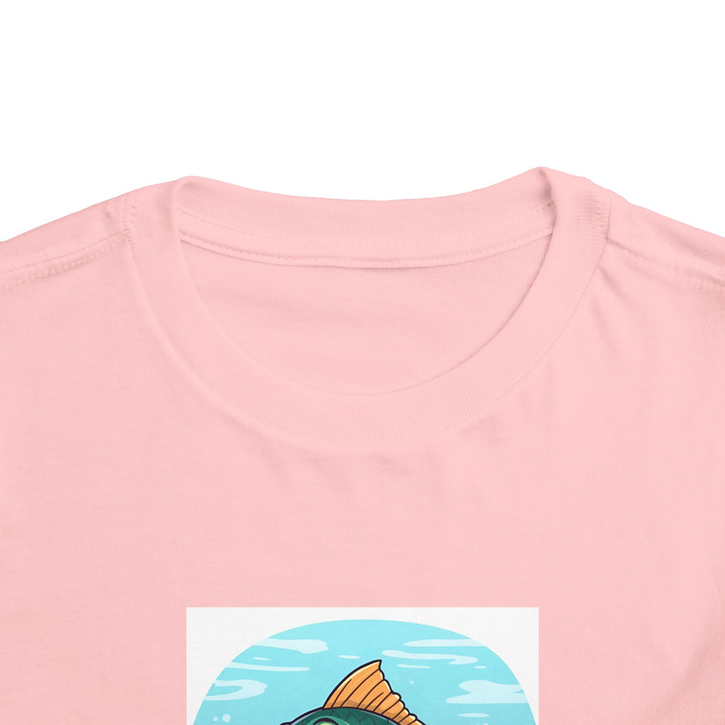 Here Fishy Fishy Fishy Toddler Short Sleeve Tee