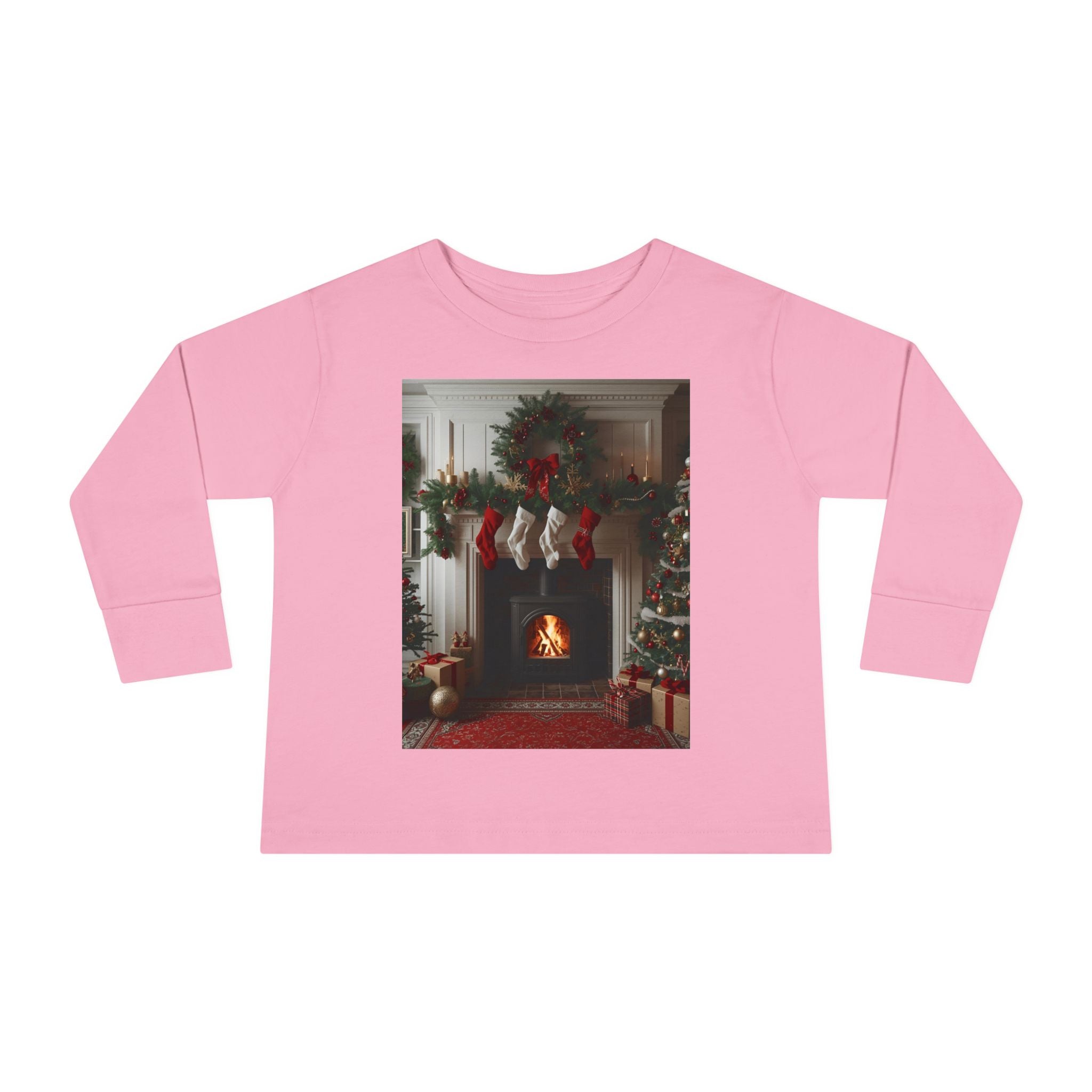 Cozy Christmas Toddler Long Sleeve Tee