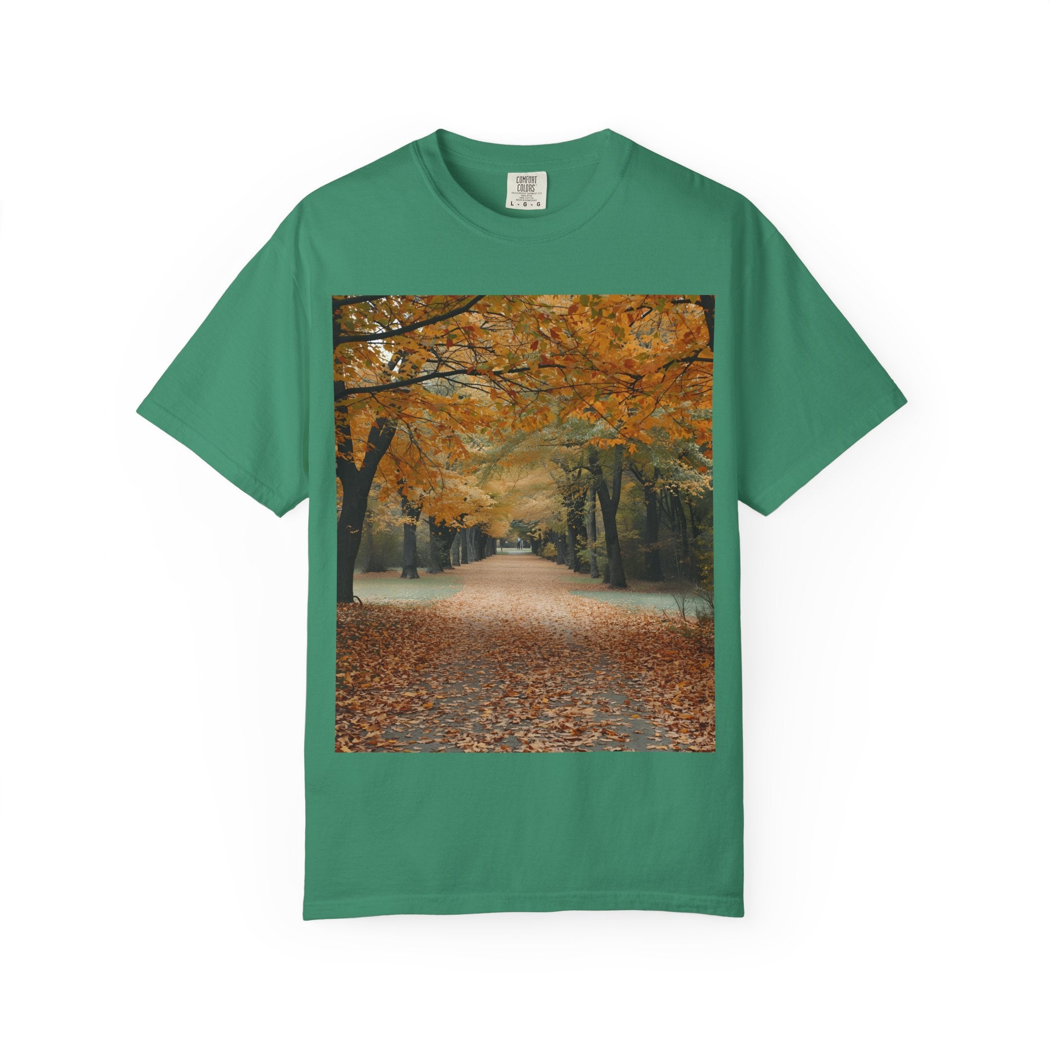Autumn Pathway T-Shirt | Nature Lover Gift, Fall Fashion, Unisex Tee, Seasonal Wear, Cozy Vibes