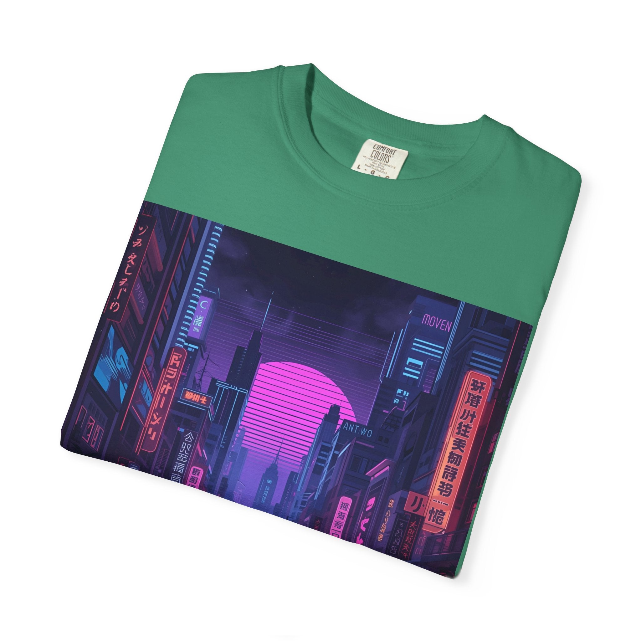 Futuristic City Unisex T-Shirt, Trendy Graphic Tee, Streetwear Style, Perfect for Gifts, Casual Wear, Summer Vibes