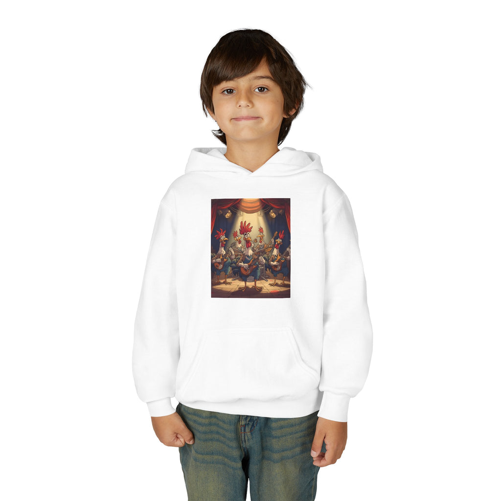 Chicken Funny Youth Heavy Blend Hooded Sweatshirt