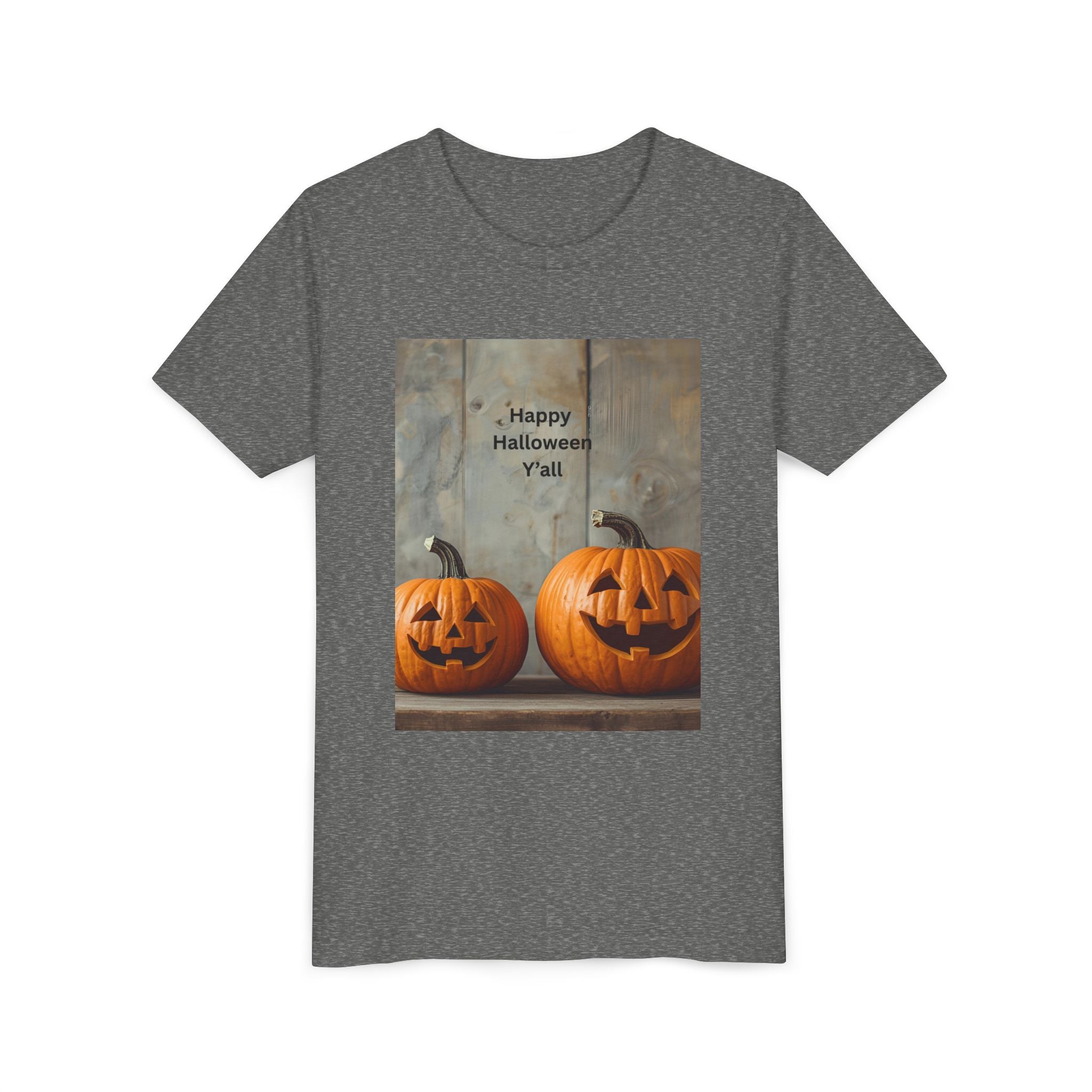 Halloween Pumpkin Youth Tee, Spooky Kids Shirt, Pumpkin Graphic Tee, Fall Celebration Gift, Trick or Treat Outfit