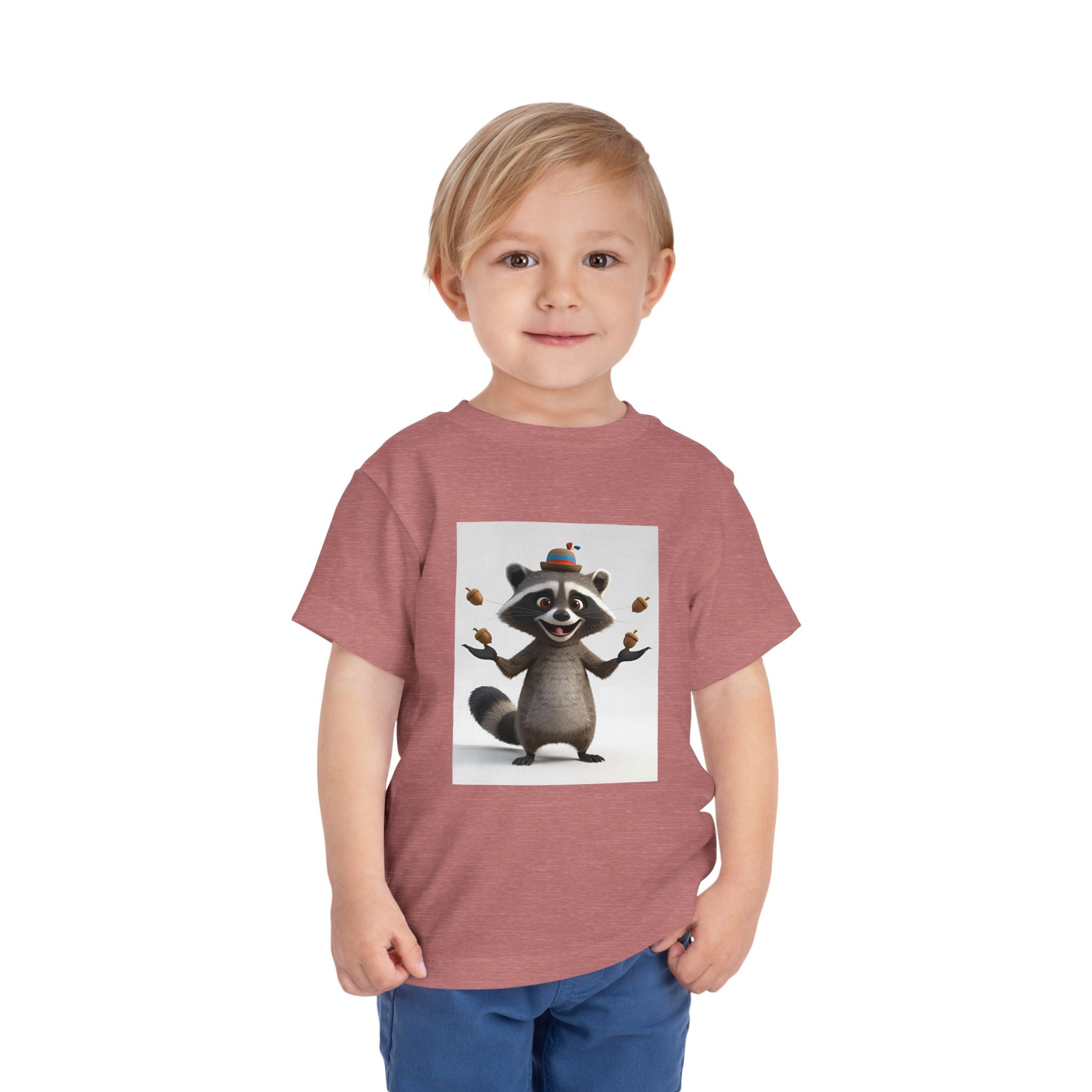 Raccoon Toddler Short Sleeve Tee