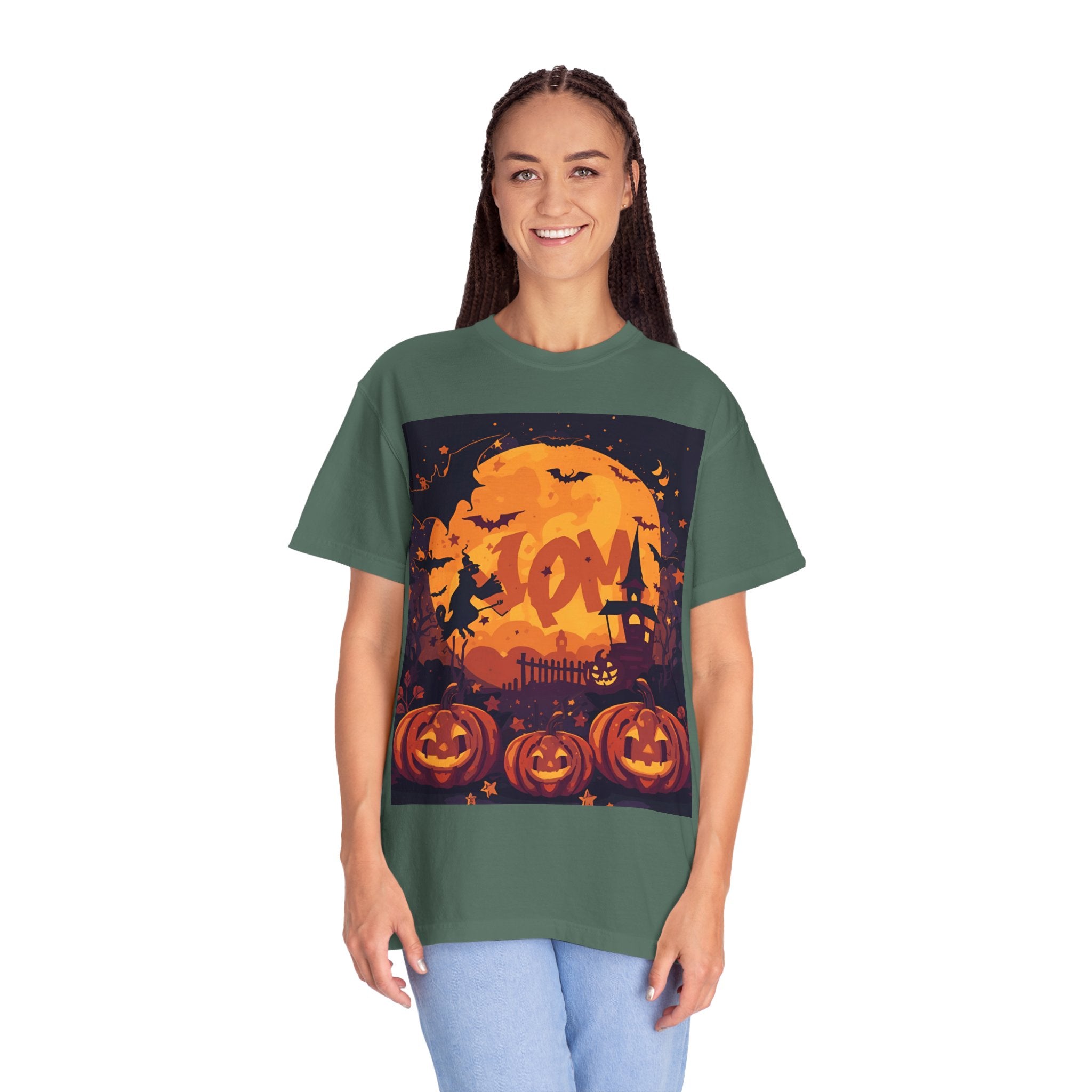 Halloween Pumpkin Graphic Tee, Unisex T-shirt, Spooky Shirt, Pumpkin Shirt, Fall Fashion, Halloween Costume, Autumn Apparel