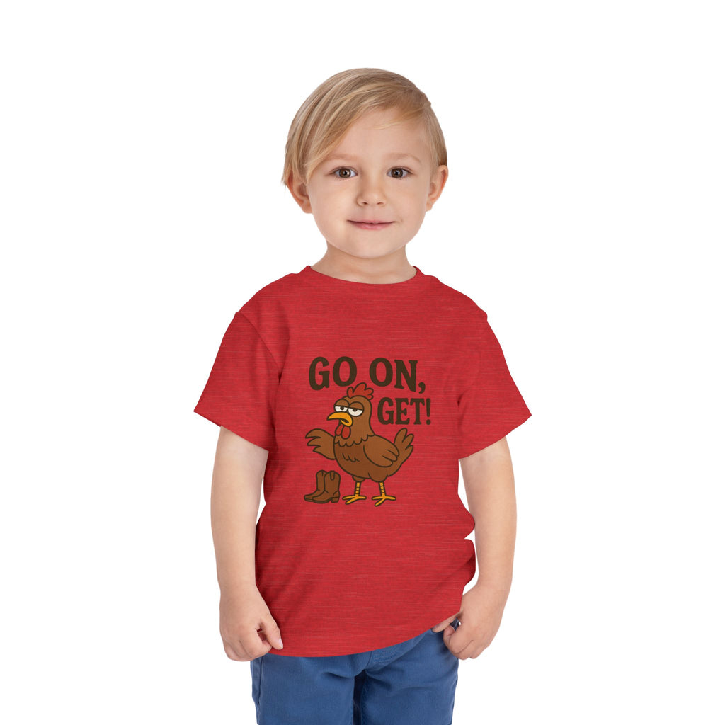 Go On Get Funny Toddler Short Sleeve Tee