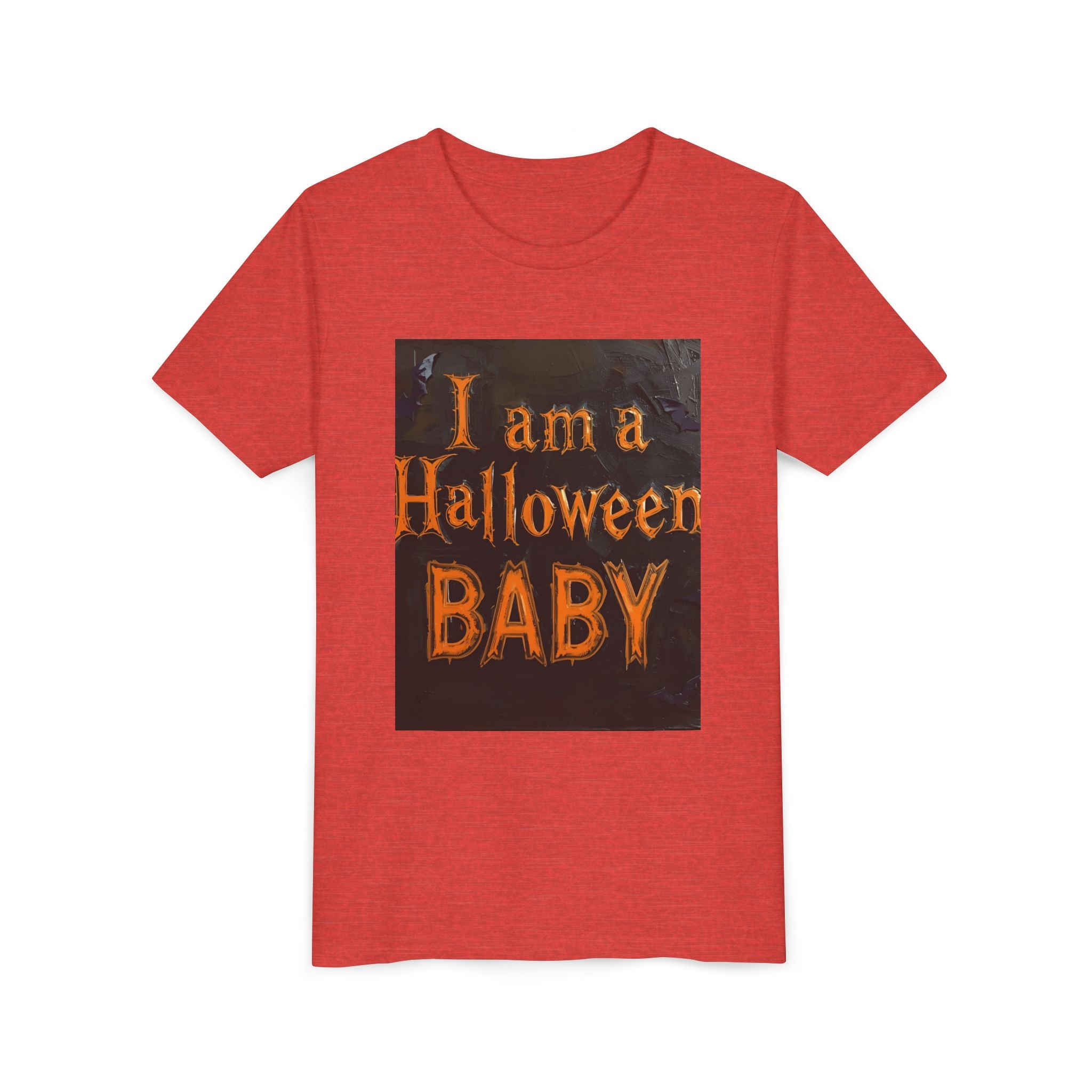 I Am A Halloween Baby Youth Short Sleeve Tee