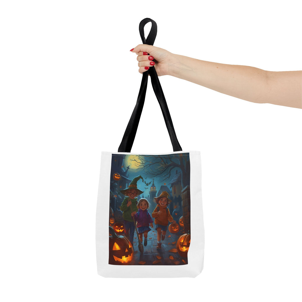 Halloween-Themed Tote Bag, Trick or Treat, Spooky Season, Kids Costume Accessory, Party Favor, Fall Festivities