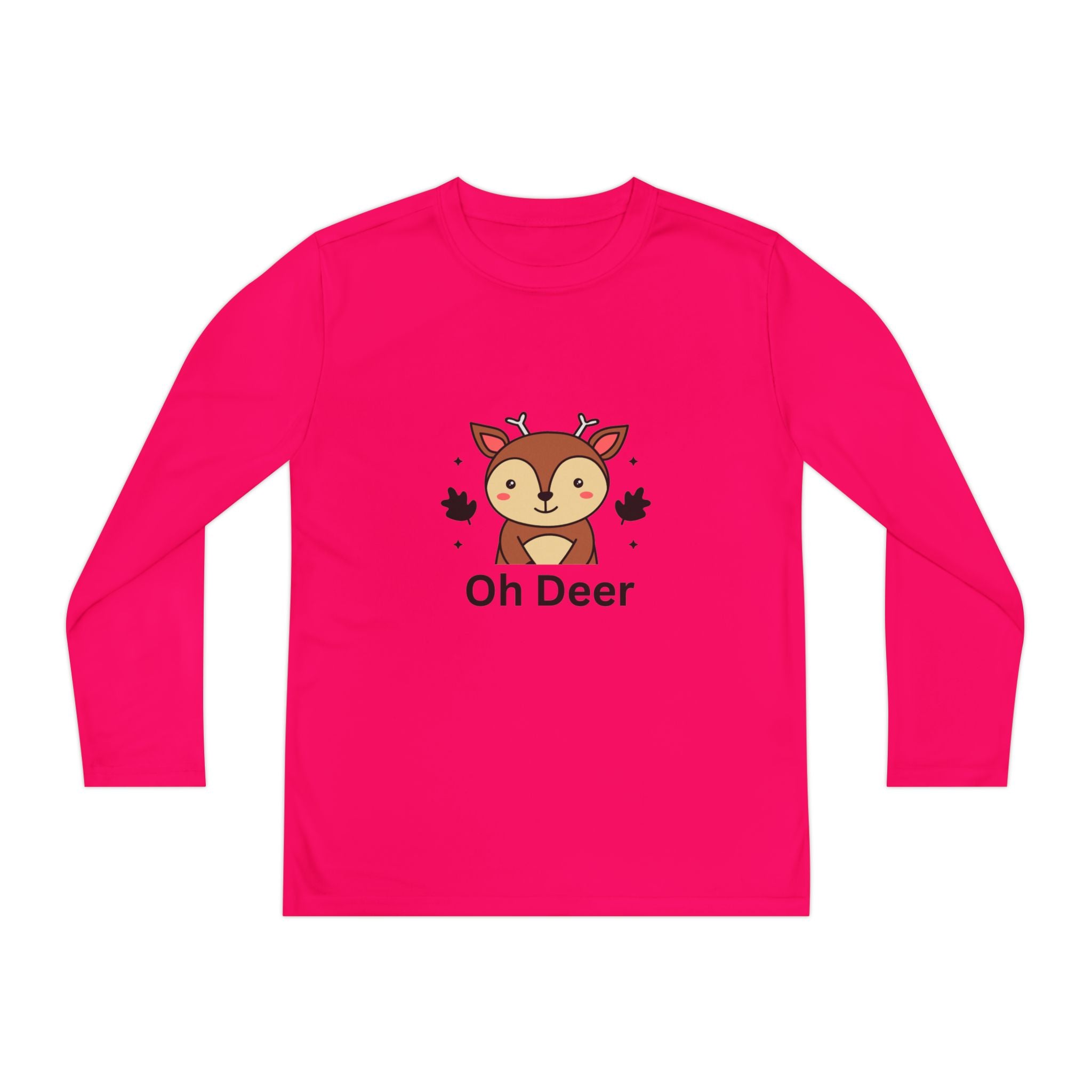Oh Deer Youth Long Sleeve Competitor Tee