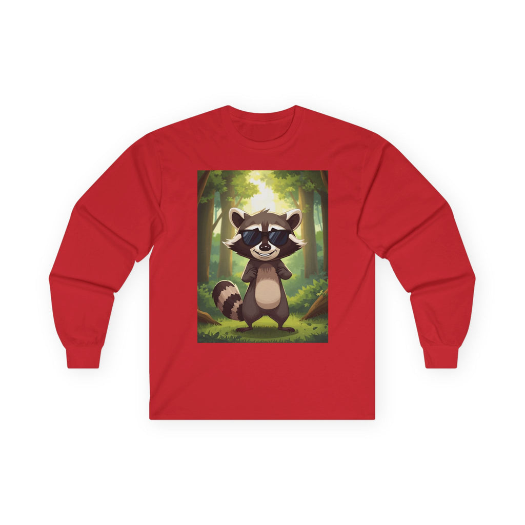 Adorable Raccoon Long Sleeve Tee for Nature Lovers, Perfect Gift for Kids and Adults, Cute Animal Graphic Shirt, Cozy Wear for [...]