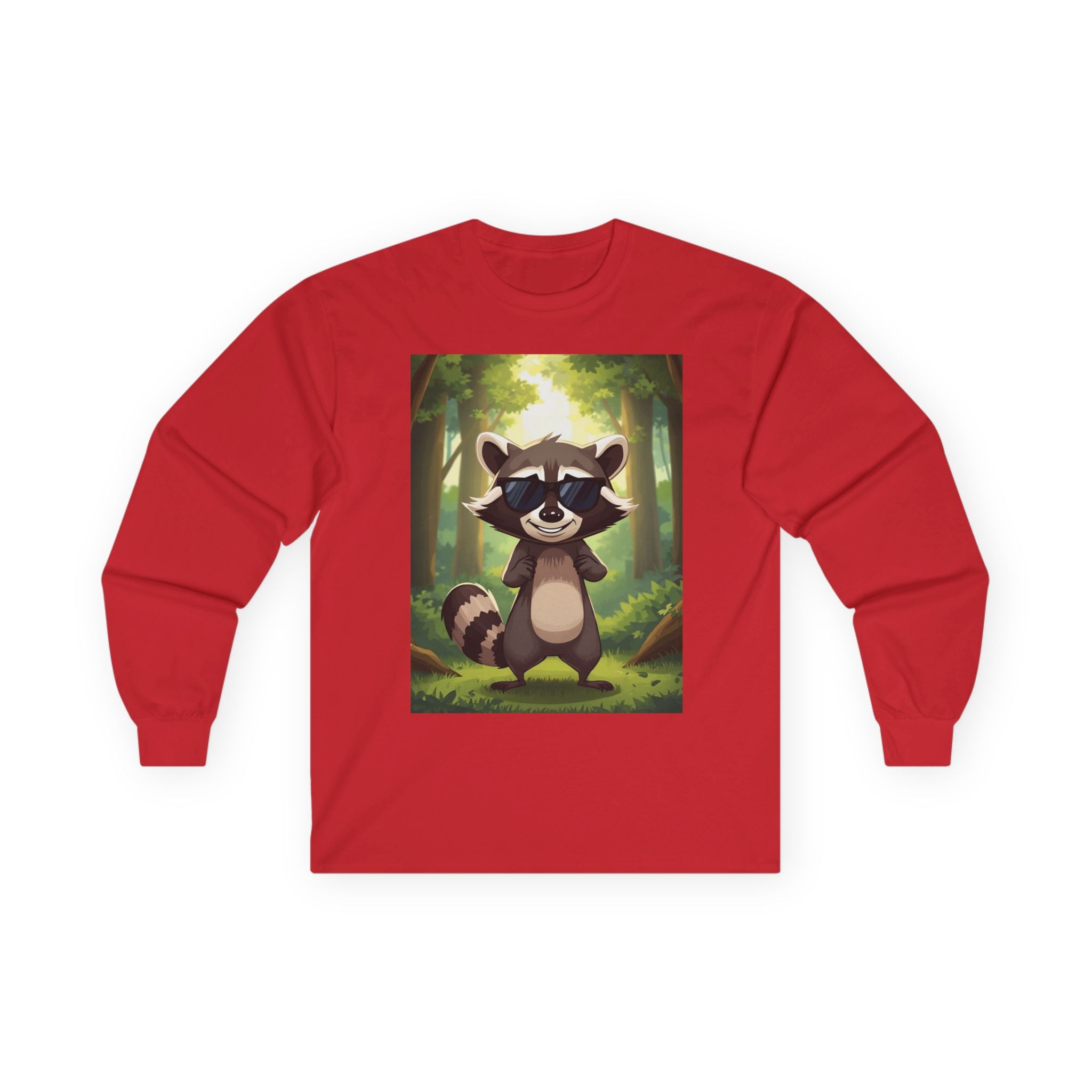 Adorable Raccoon Long Sleeve Tee for Nature Lovers, Perfect Gift for Kids and Adults, Cute Animal Graphic Shirt, Cozy Wear for [...]
