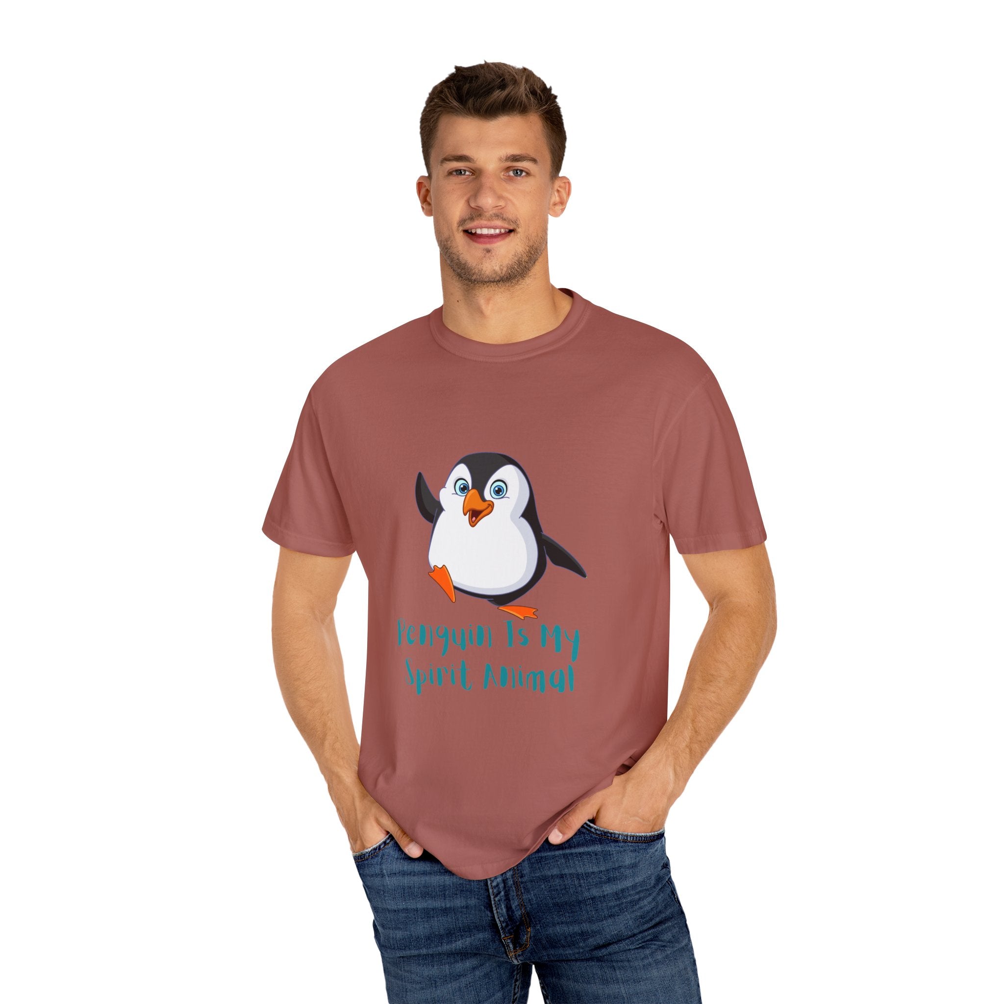 Penguin Spirit Animal Shirt, Unisex T-Shirt for Animal Lovers, Cute Gift for Birthdays, Christmas, Casual Wear, Fun & Quirky Fashion