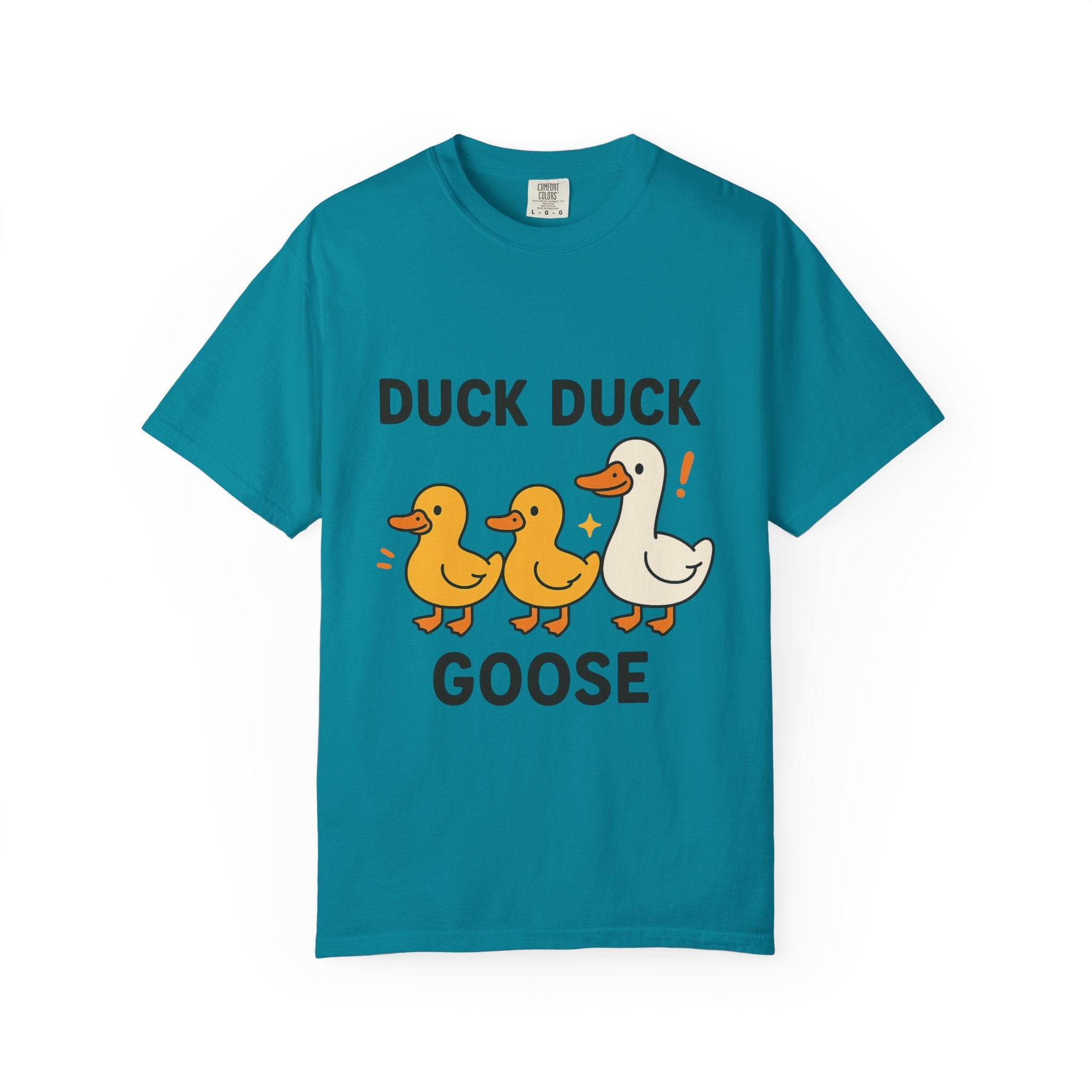 Duck Duck Goose Unisex T-Shirt, Funny Animal Shirt, Cute Gift for Kids, Family Game Night Tee, Everyday Casual Wear, Playful Graphic Top