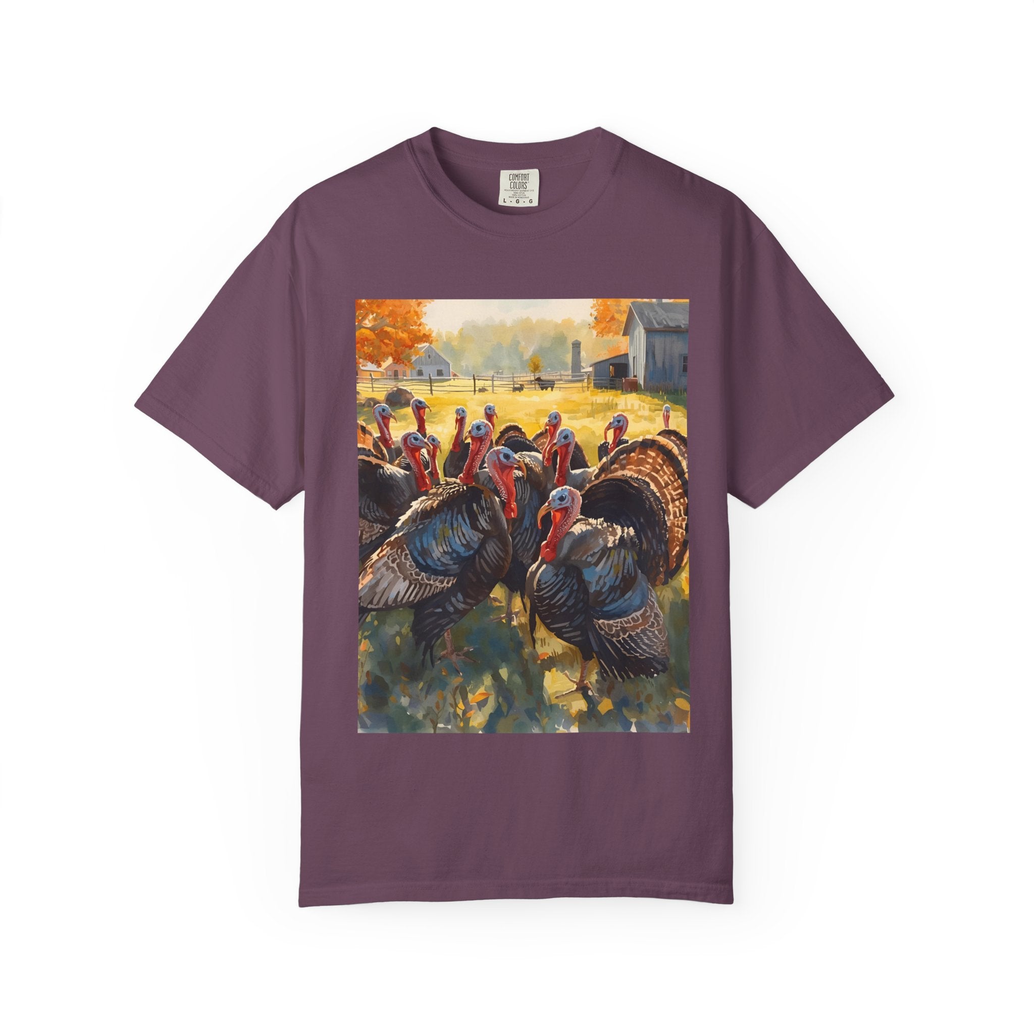 Thanksgiving Turkey T-Shirt, Unisex Holiday Shirt, Fall Apparel, Cozy Gift, Autumn Fashion