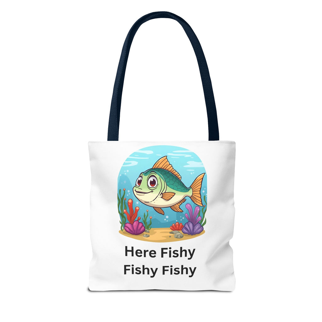 Here Fishy Fishy Fishy Tote Bag (AOP)