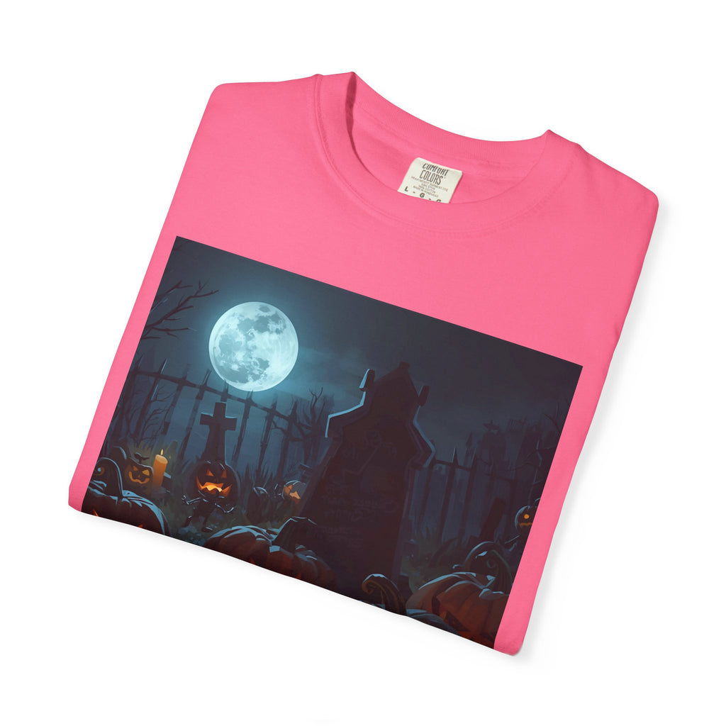 Halloween Pumpkin Unisex T-Shirt, Spooky Shirt, Fall Apparel, Halloween Costume, Casual Wear, Party Shirt