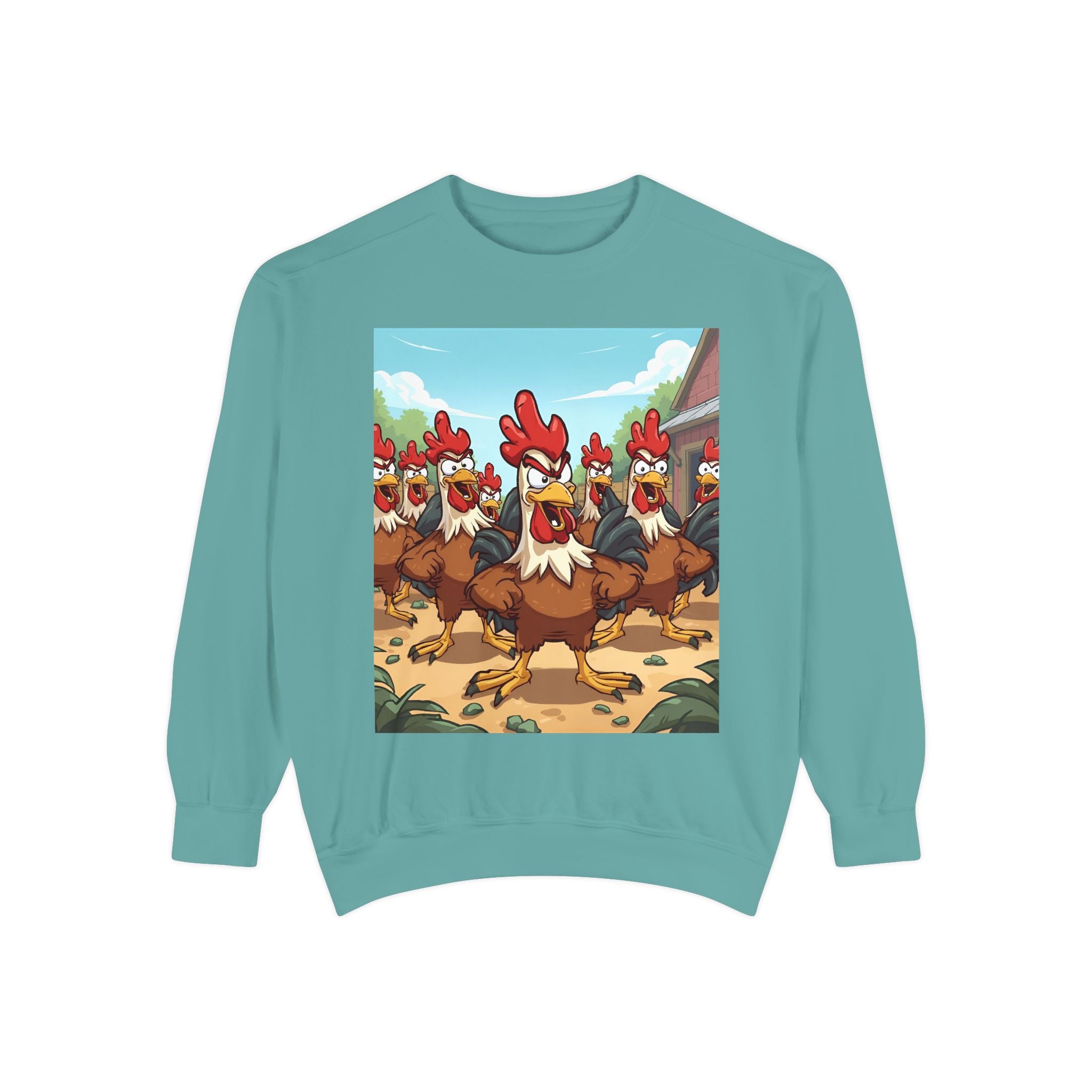 Chicken Funny Unisex Garment-Dyed Sweatshirt