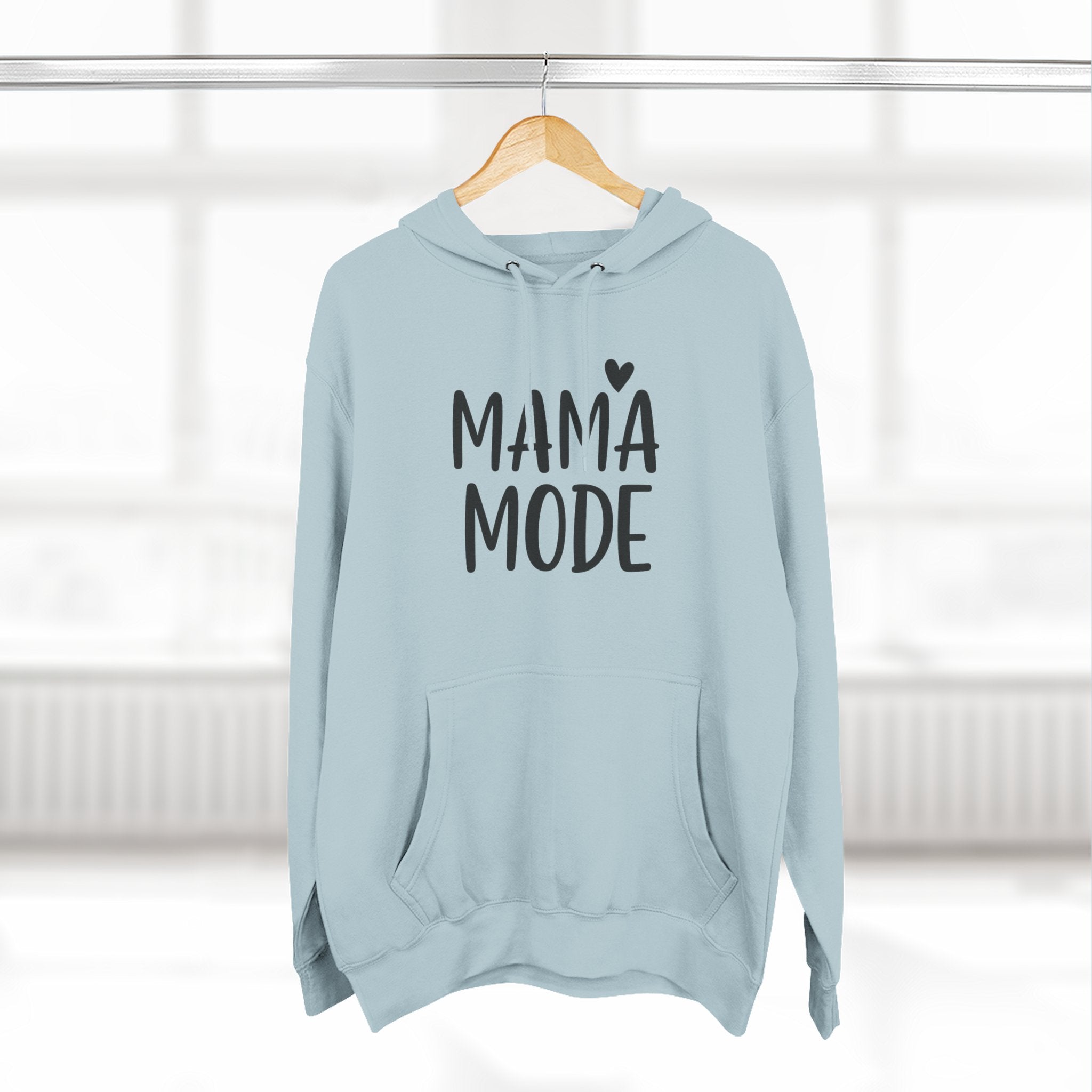 Mama Mode Hoodie — Cozy Fleece Motherhood Pullover