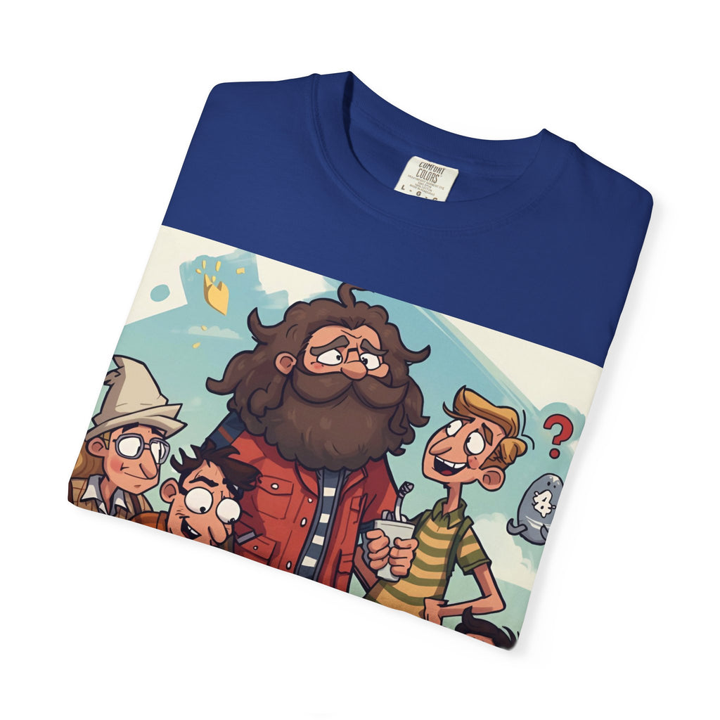 Charming Cartoon Graphic Tee, Fun Unisex T-shirt for Casual Wear, Unique Gift Ideas for Holidays, Family Gatherings, Cartoon Lovers, [...]