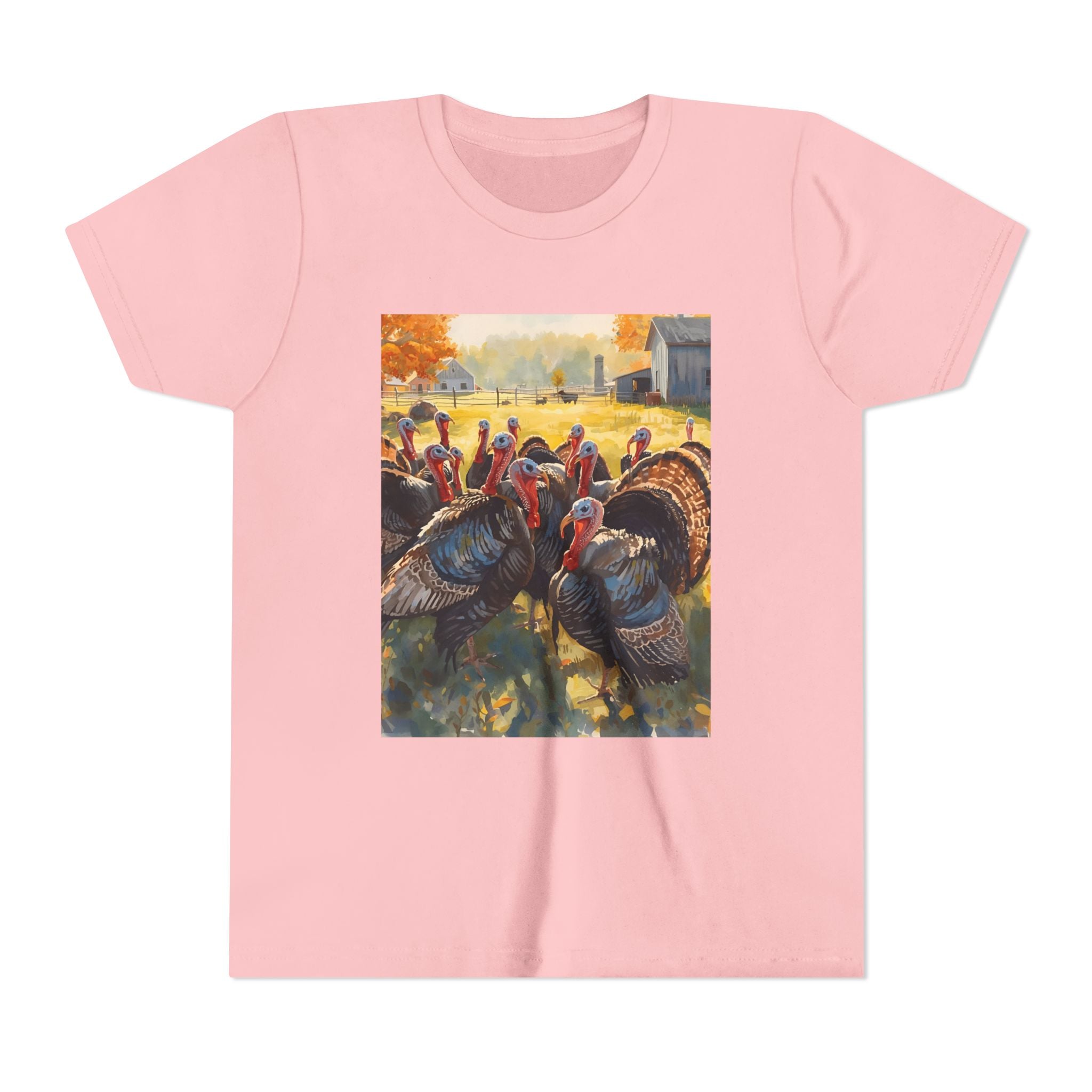 Thanksgiving Turkey Youth Short Sleeve Tee
