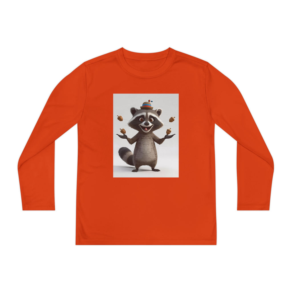 Raccoon Youth Long Sleeve Competitor Tee