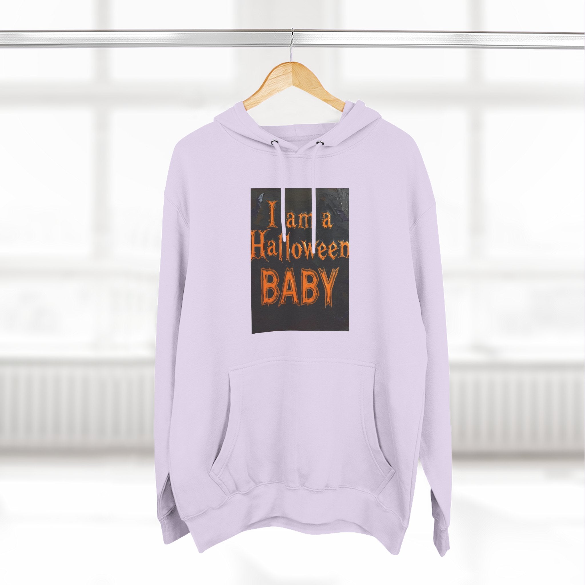 I Am A Halloween Baby Three-Panel Fleece Hoodie