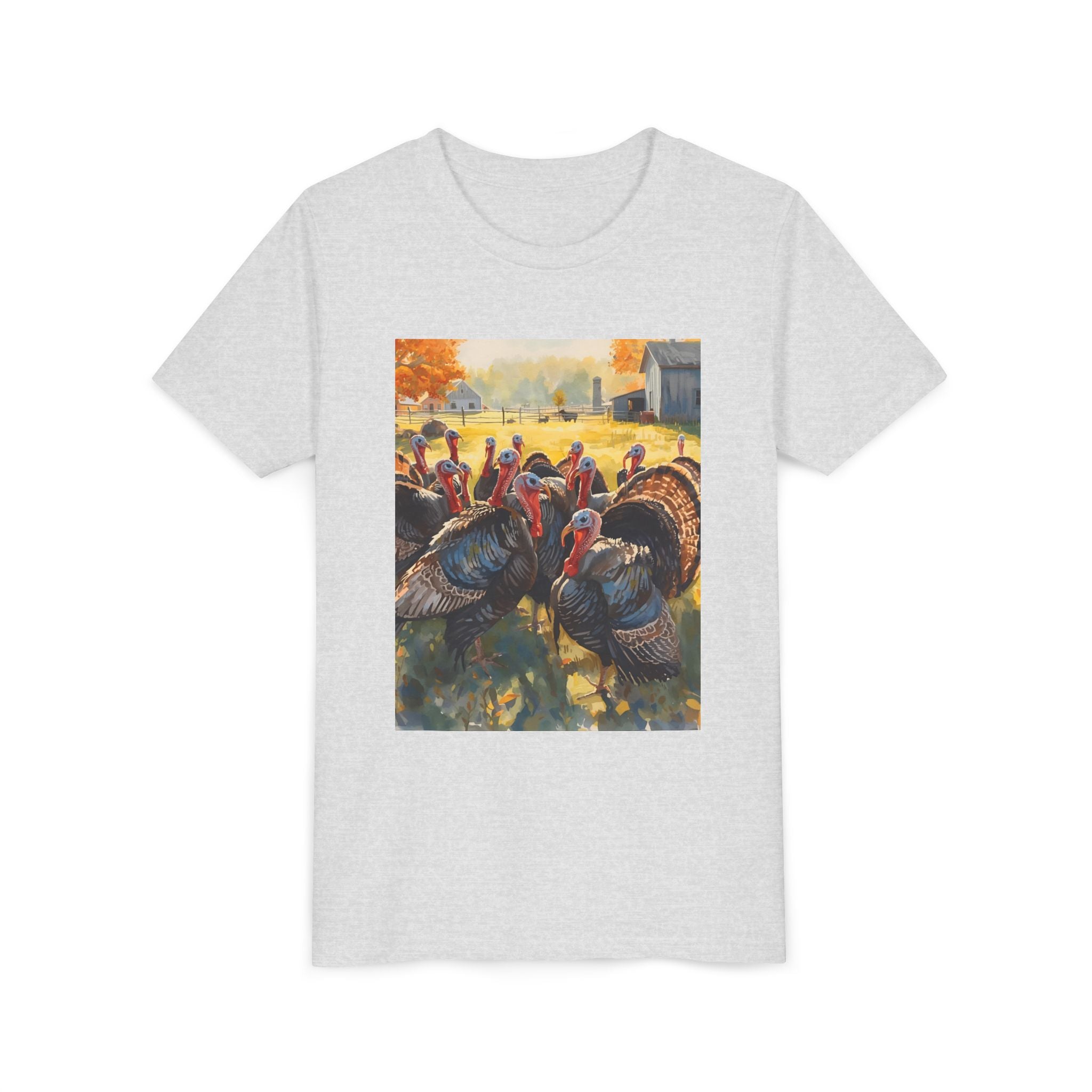 Thanksgiving Turkey Youth Short Sleeve Tee