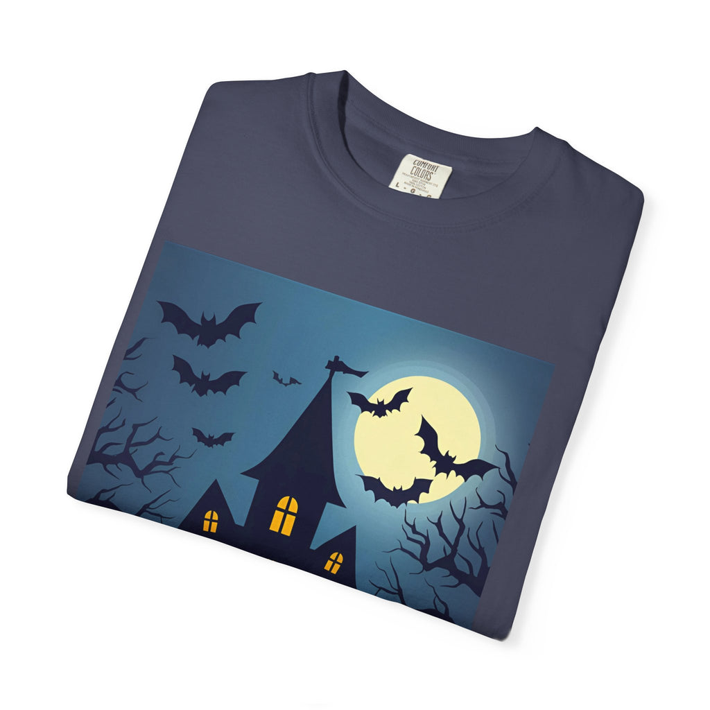 Haunted House Graphic T-Shirt | Halloween Tee, Unisex Shirt, Spooky Top, Fall Apparel, Gift for Halloween Lovers