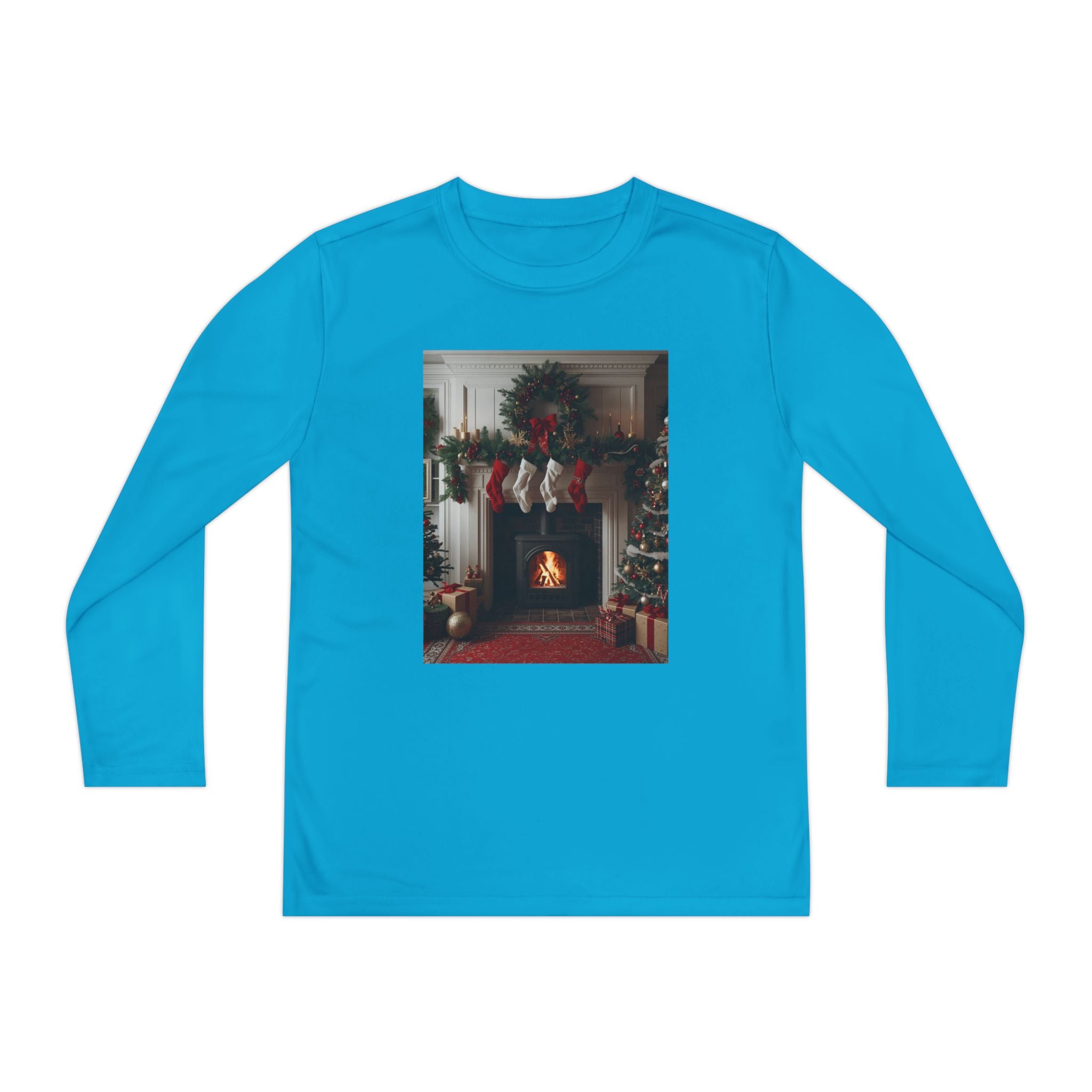 Cozy Christmas Youth Long Sleeve Competitor Tee