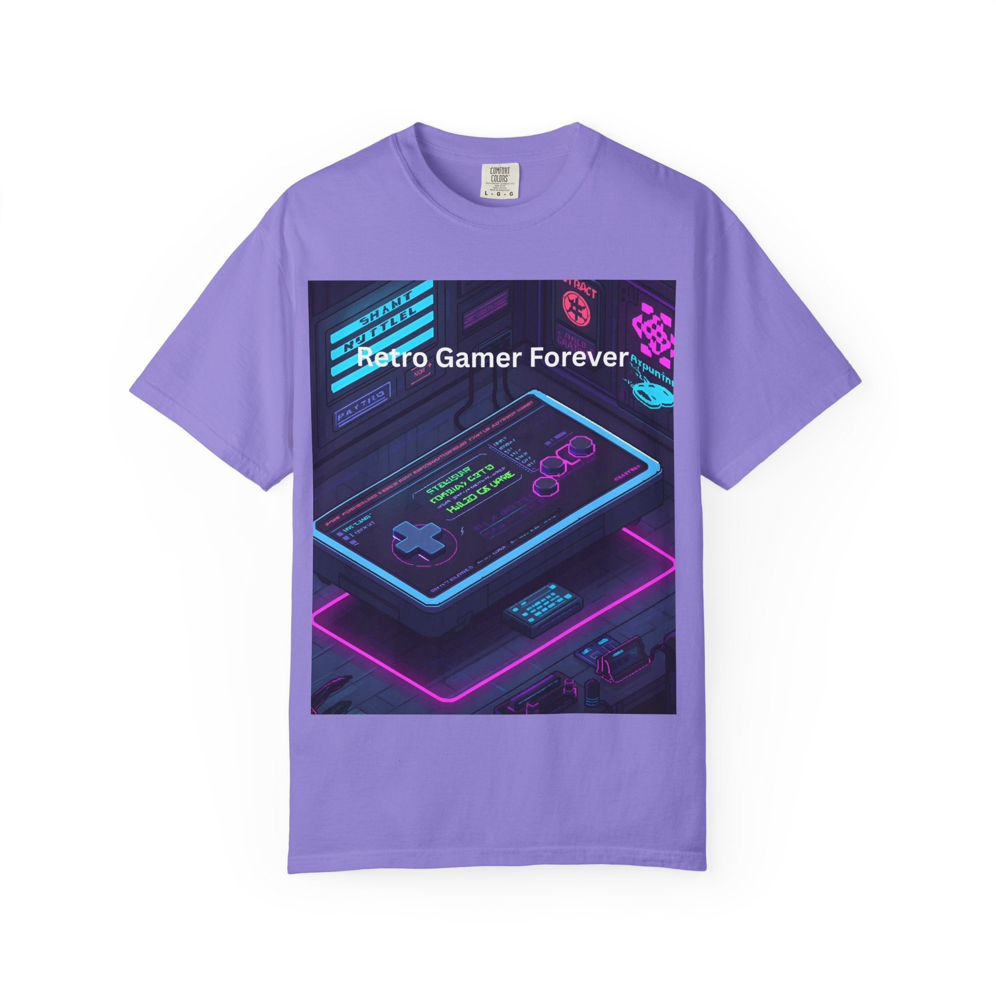 Retro Game Controller Unisex Garment-Dyed T-shirt
