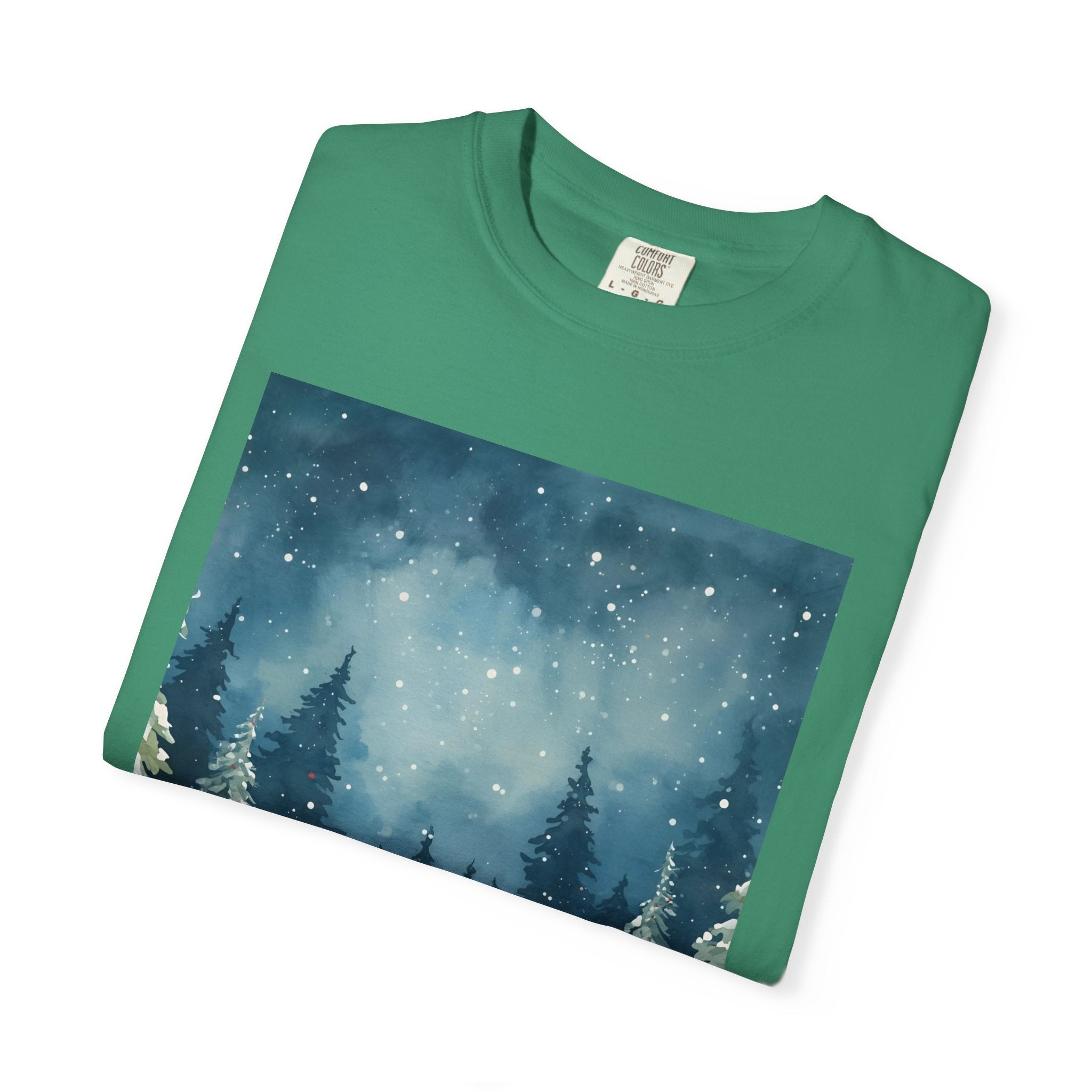 Winter Wonderland T-Shirt, Holiday Gift, Unisex Tee, Cozy Winter Apparel, Snowy Scene Shirt, Christmas Fashion