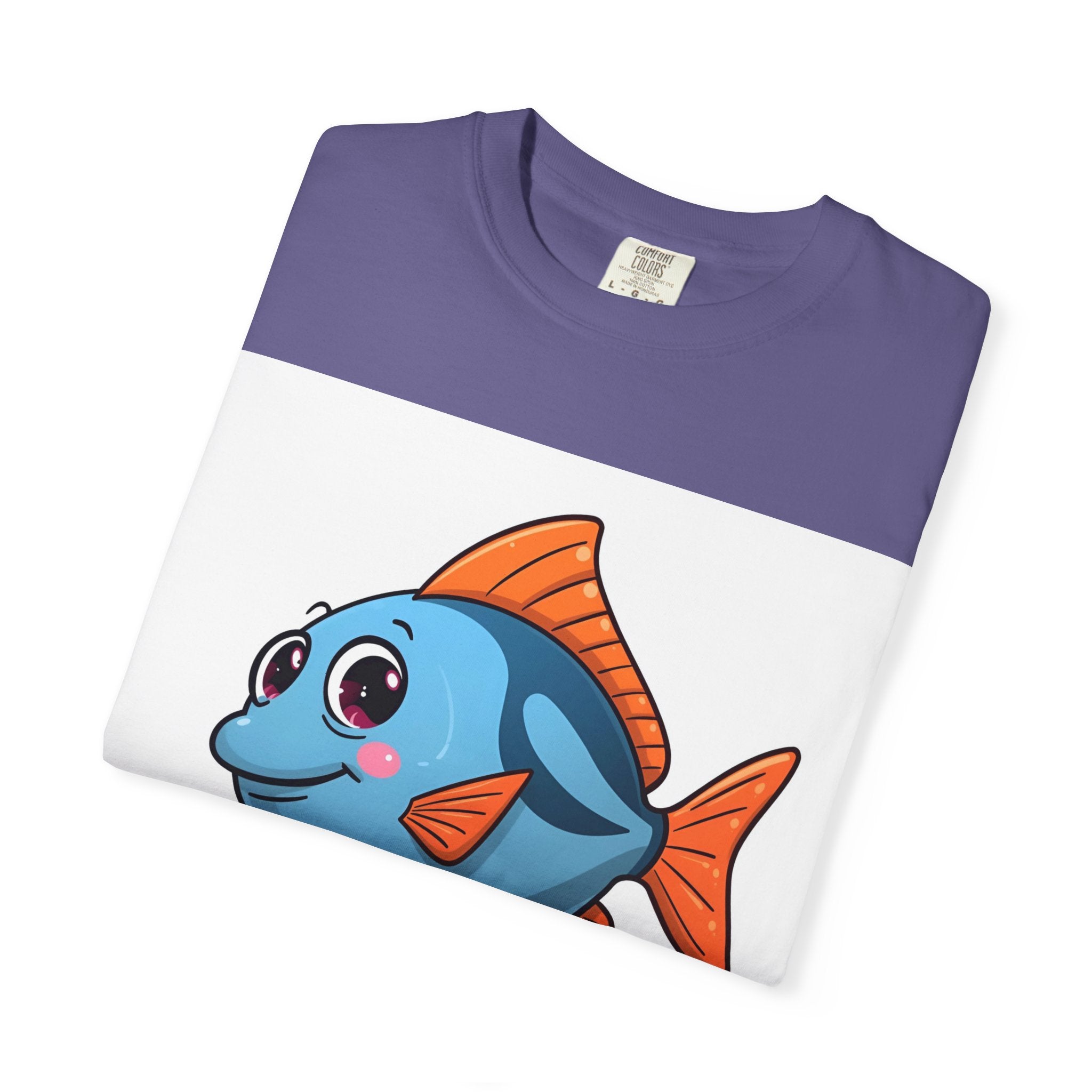 Here Fishy Fishy Fishy Unisex Garment-Dyed T-shirt