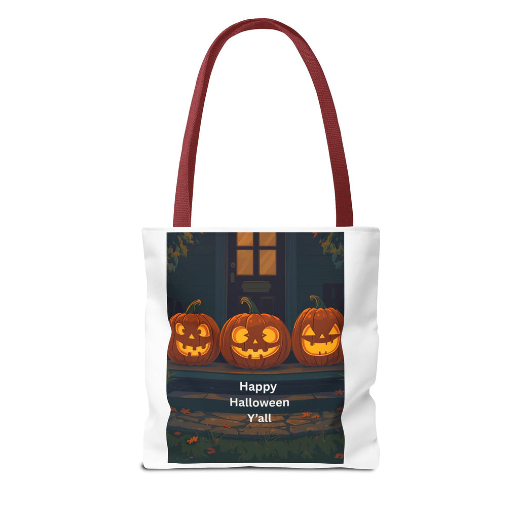 Spooky Halloween Tote Bag, Trick-or-Treat Bag, Pumpkin Bag, Fall Tote, Festive Grocery Bag, Halloween Decor