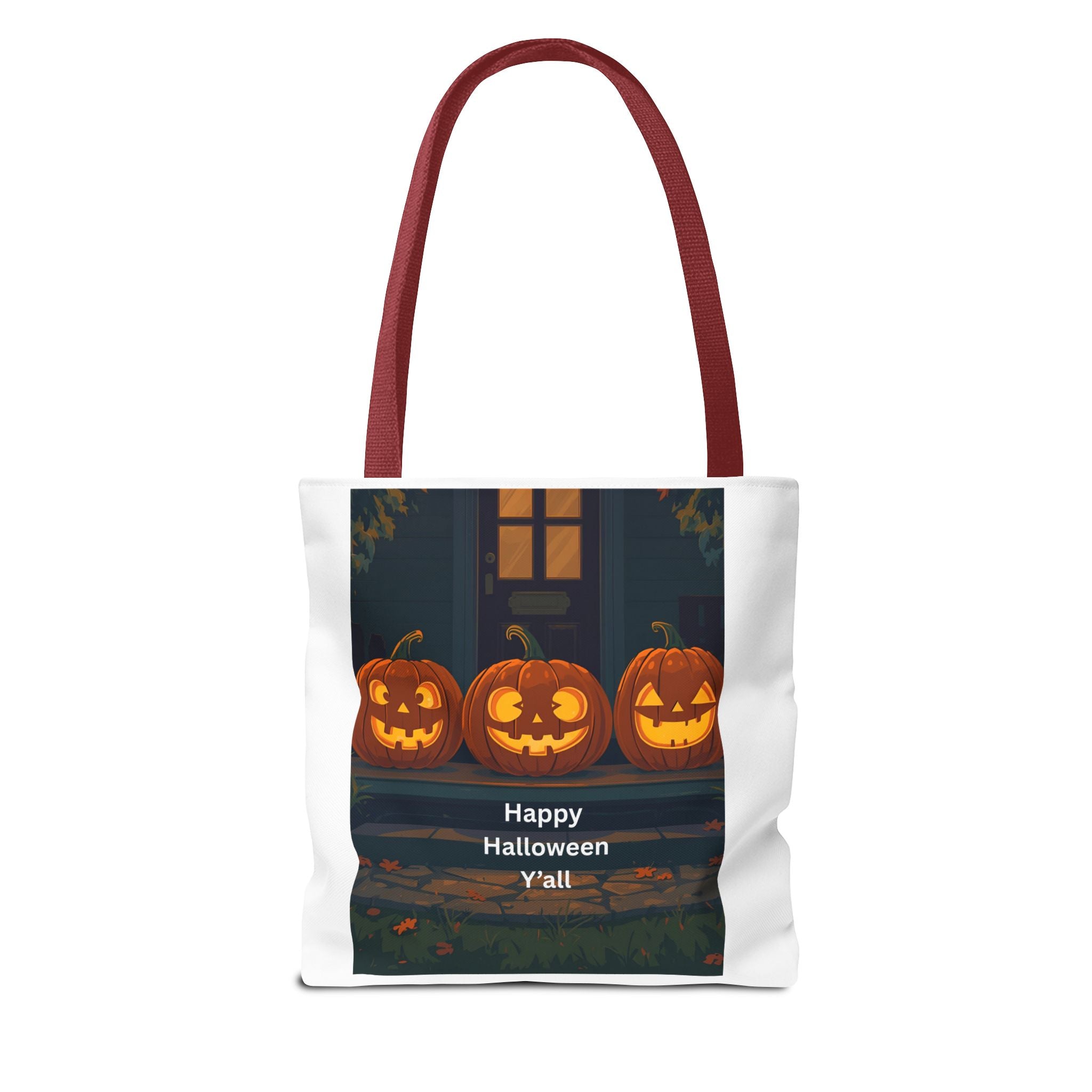 Spooky Halloween Tote Bag, Trick-or-Treat Bag, Pumpkin Bag, Fall Tote, Festive Grocery Bag, Halloween Decor
