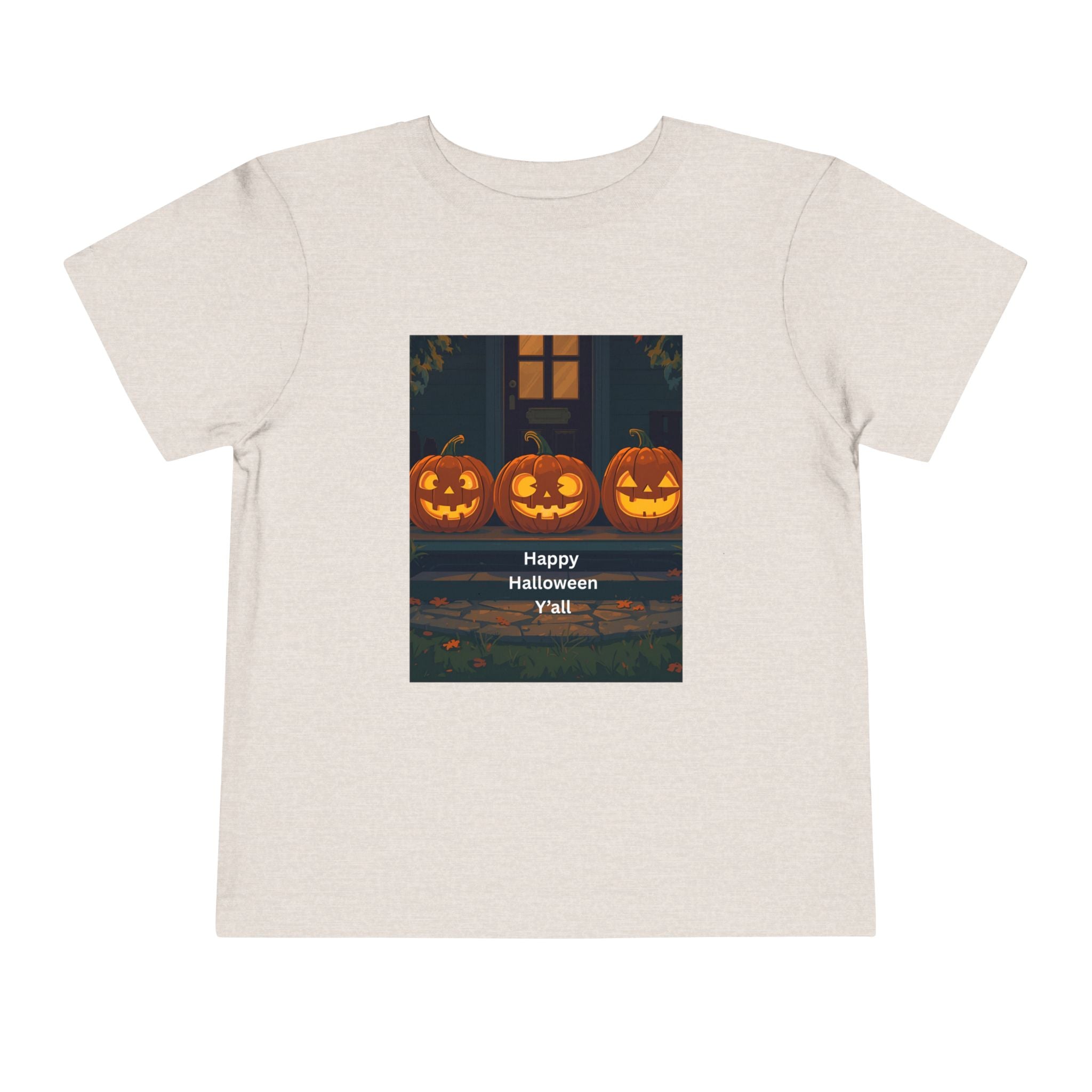 Spooky Pumpkin Toddler Short Sleeve Tee
