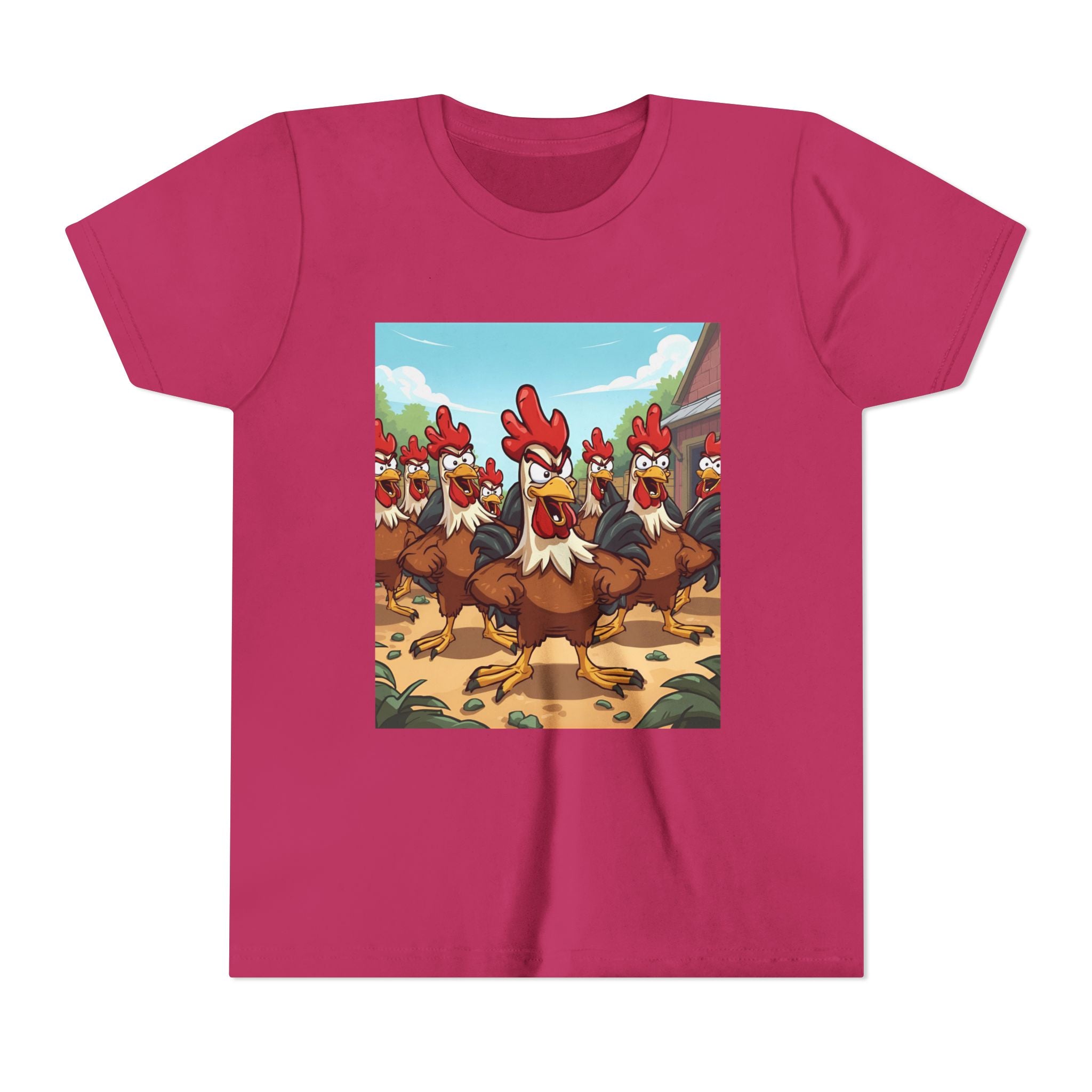 Chicken Funny Youth Short Sleeve Tee