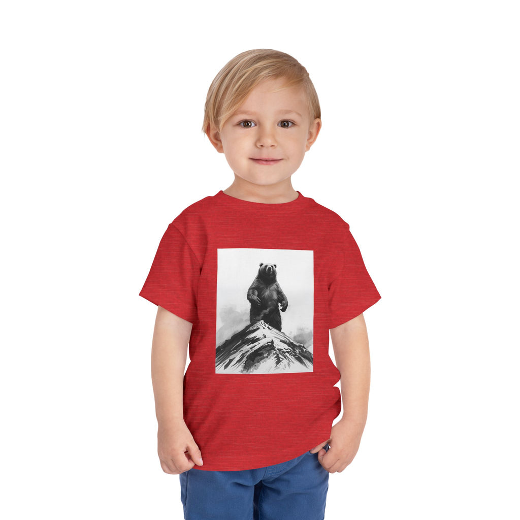 Bear Mountain Snow Toddler Short Sleeve Tee