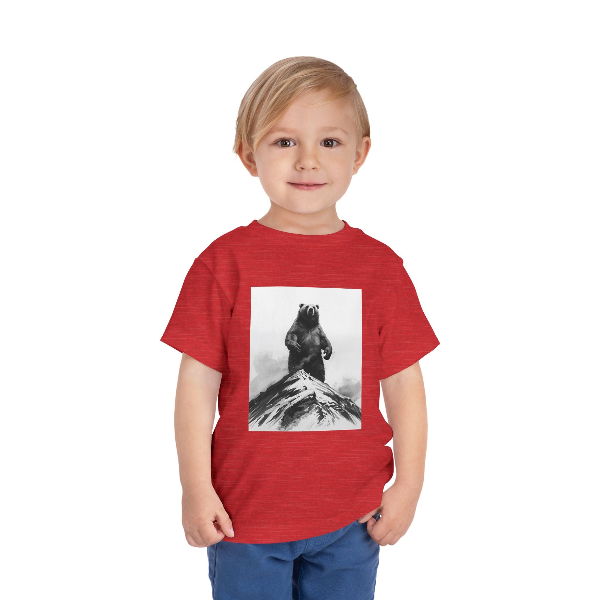 Bear Mountain Snow Toddler Short Sleeve Tee