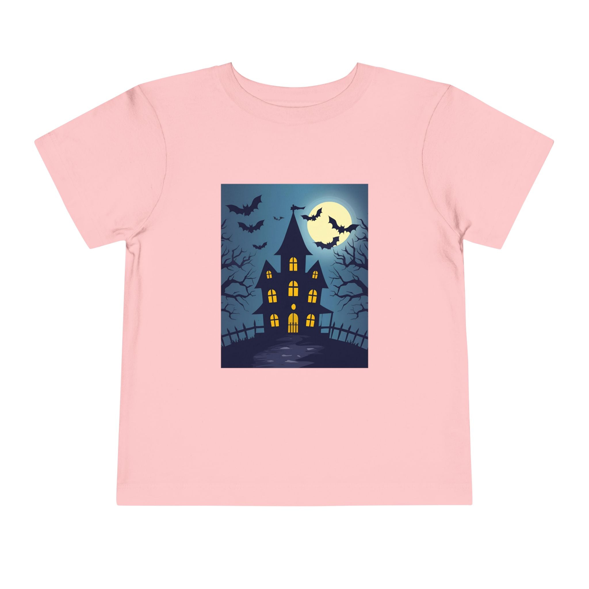 Toddler Halloween T-Shirt, Spooky Haunted House Tee, Kids Halloween Costume, Toddler Witch Shirt, Halloween Party Outfit
