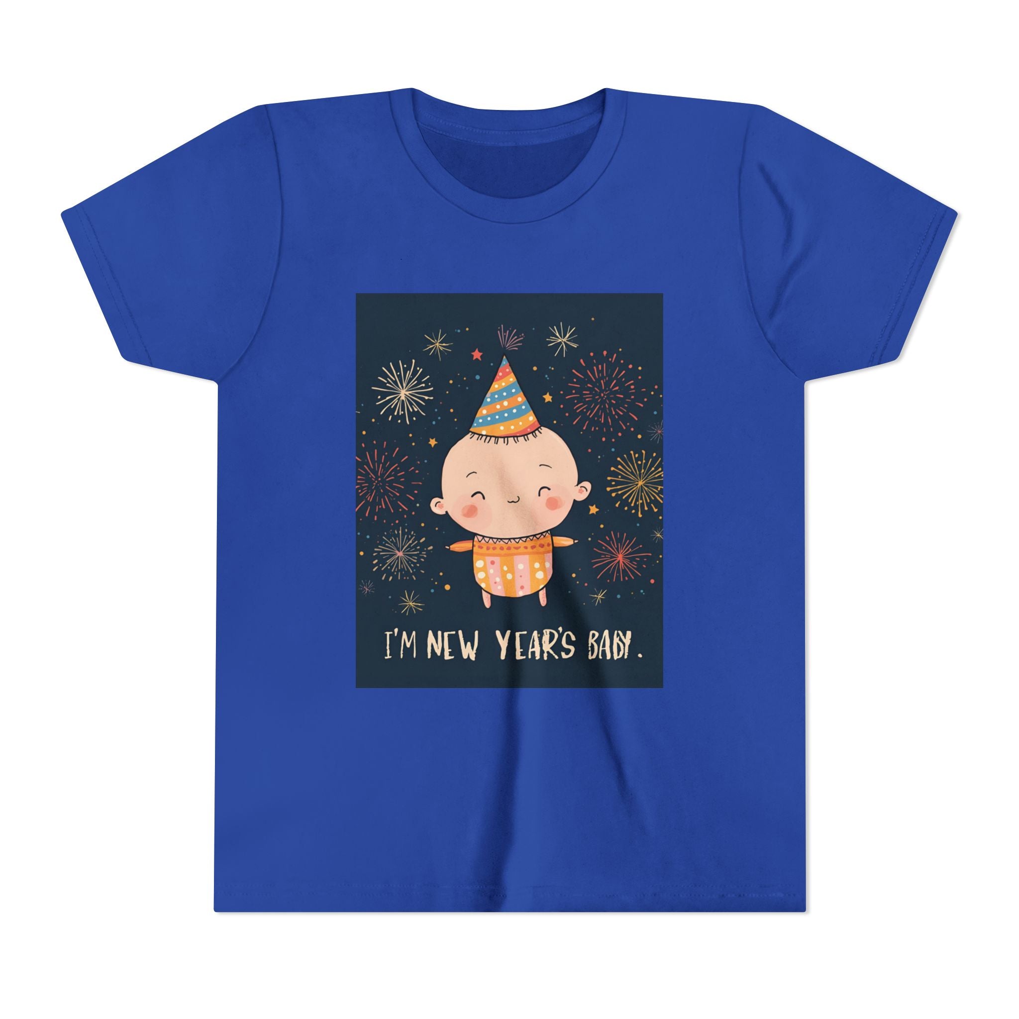 I Am A New Years Baby Youth Short Sleeve Tee