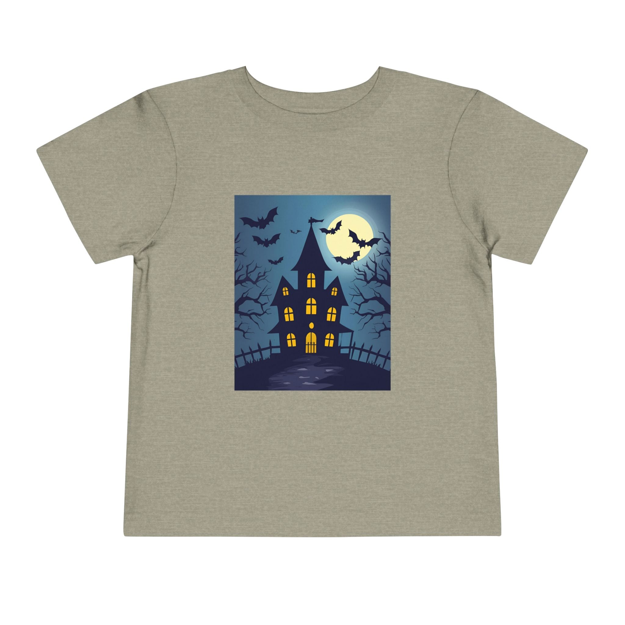Toddler Halloween T-Shirt, Spooky Haunted House Tee, Kids Halloween Costume, Toddler Witch Shirt, Halloween Party Outfit