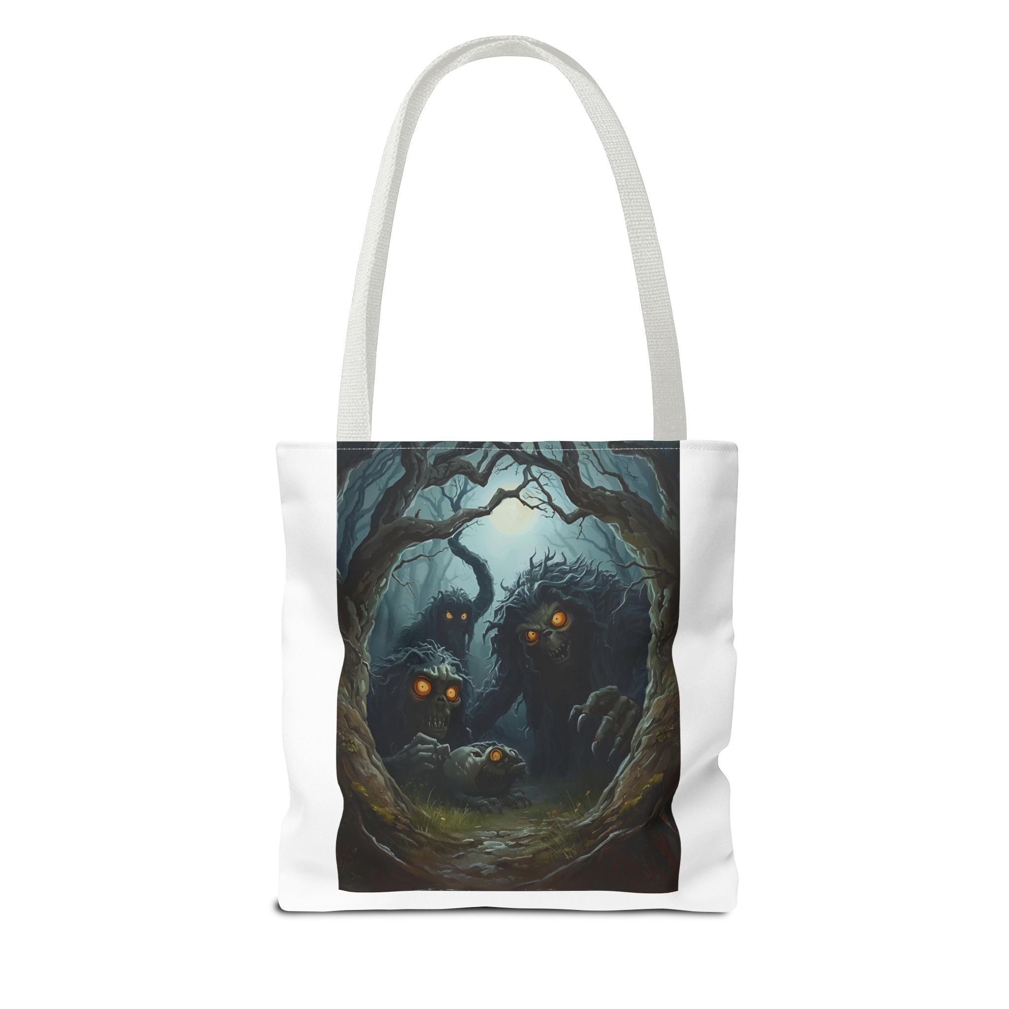 Spooky Forest Creatures Tote Bag (AOP)