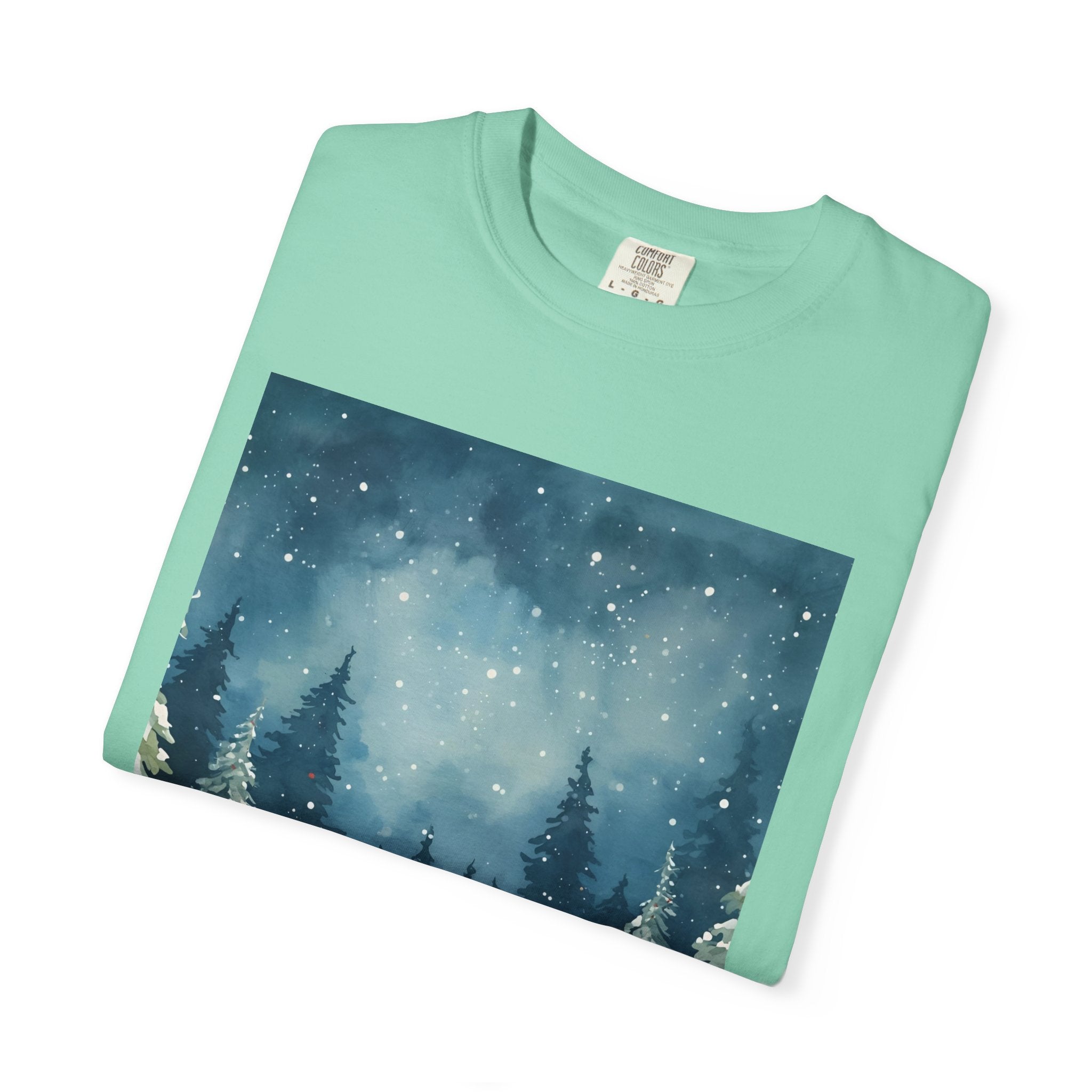 Winter Wonderland T-Shirt, Holiday Gift, Unisex Tee, Cozy Winter Apparel, Snowy Scene Shirt, Christmas Fashion